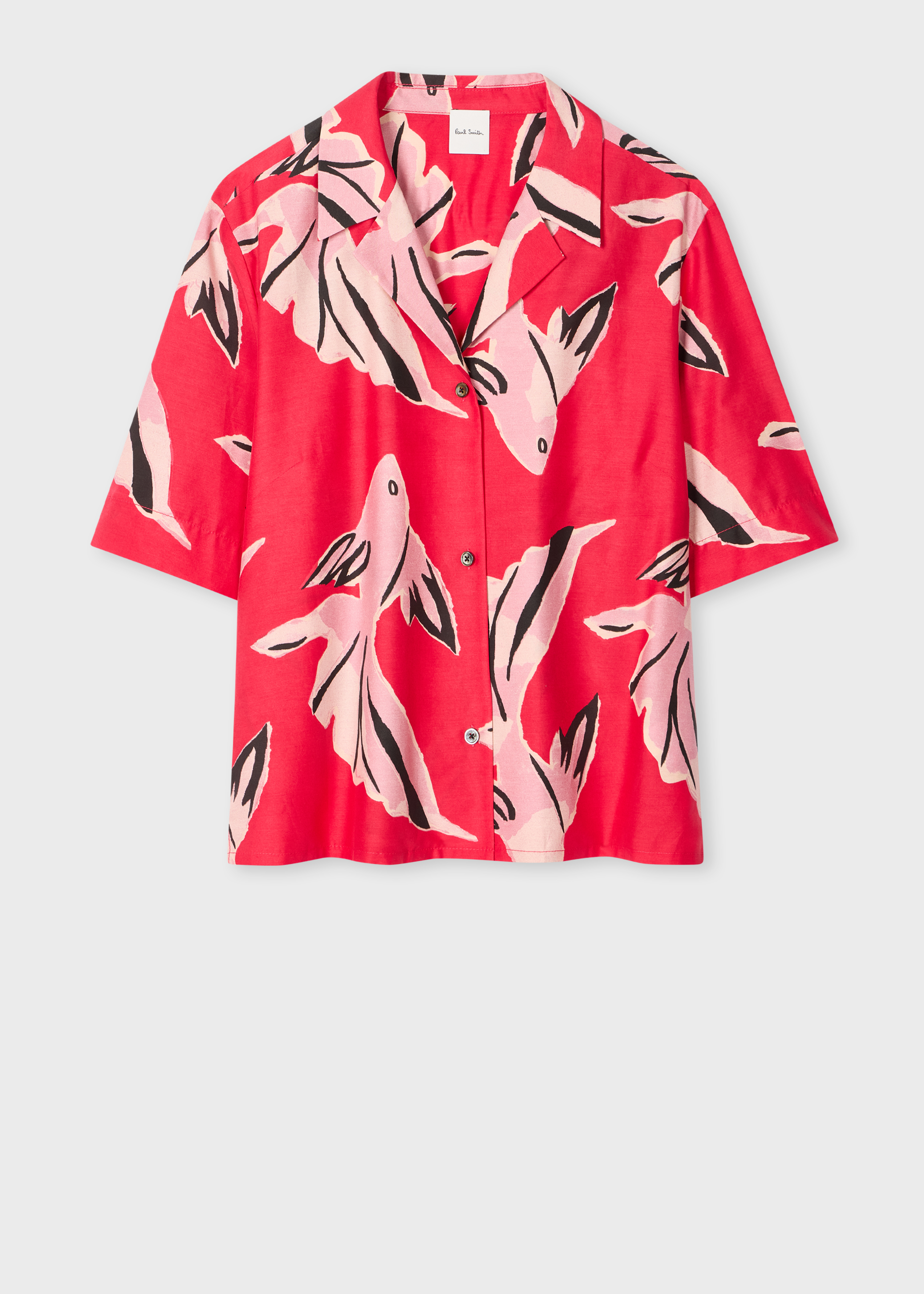 Women's Cotton-Silk 'Le Peche Fish' Shirt