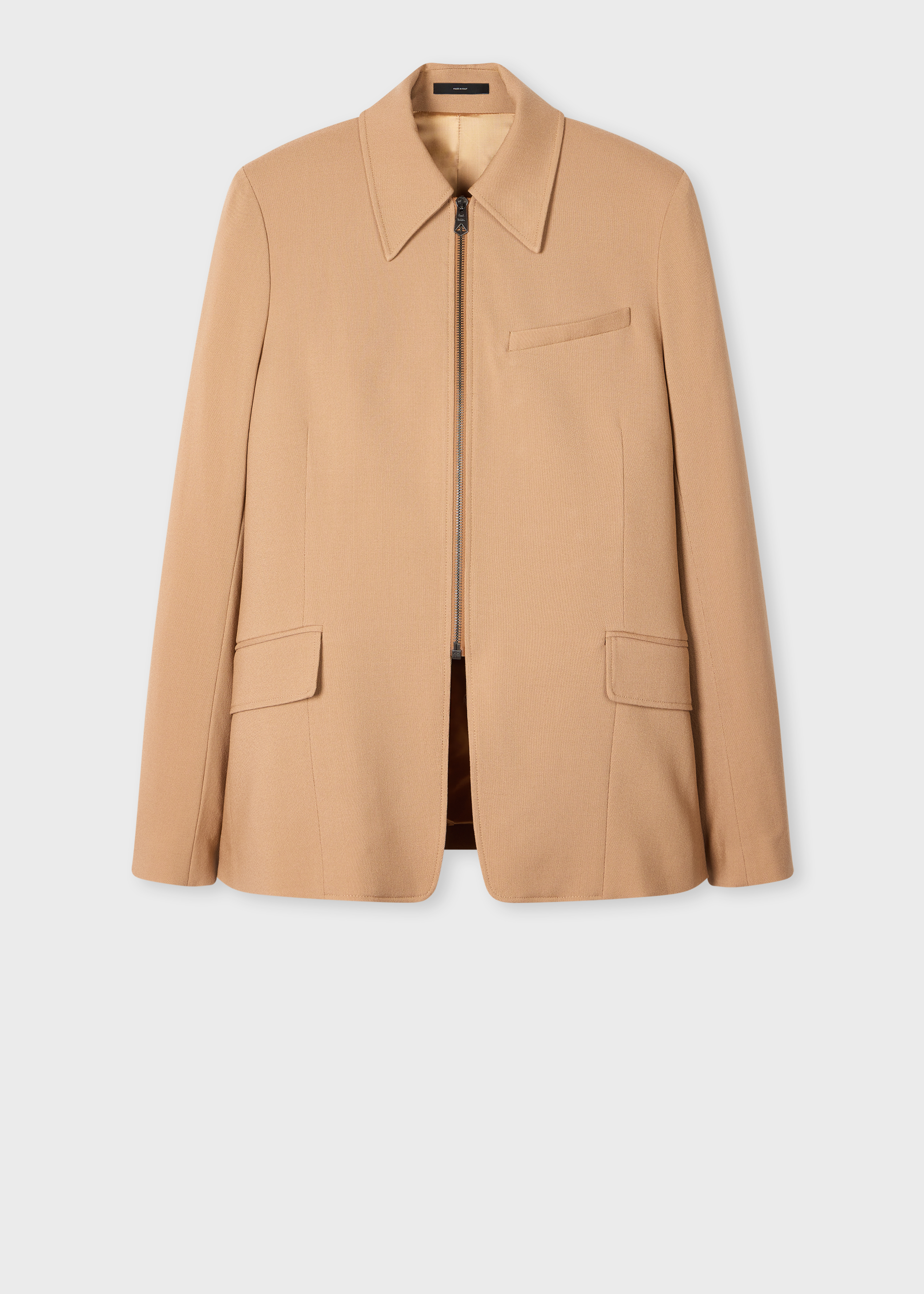 Women's Two-Ply Merino Wool Zip Up Jacket