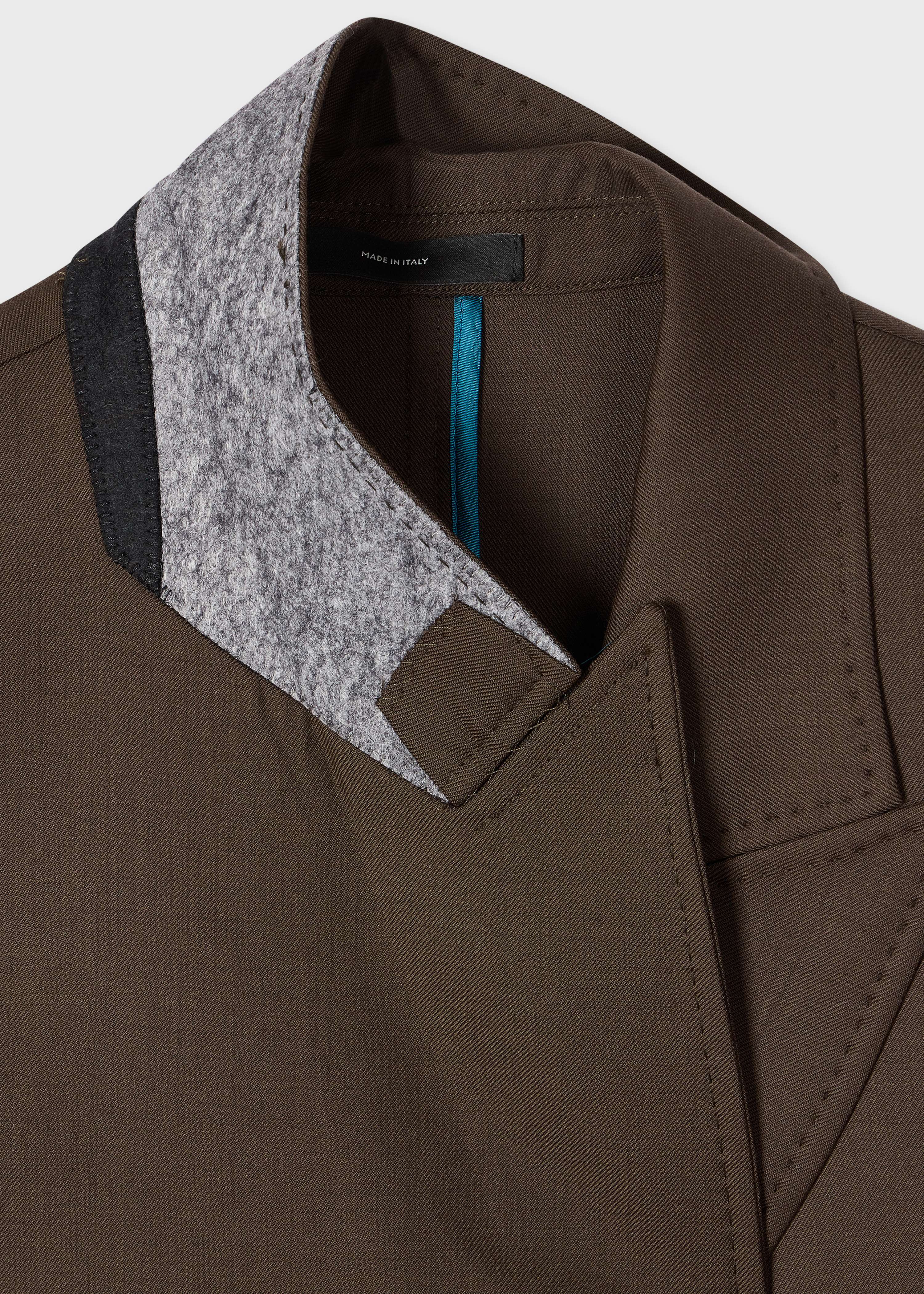 Women's A Suit To Travel In - Brown Unlined Double-Breasted Wool Blazer