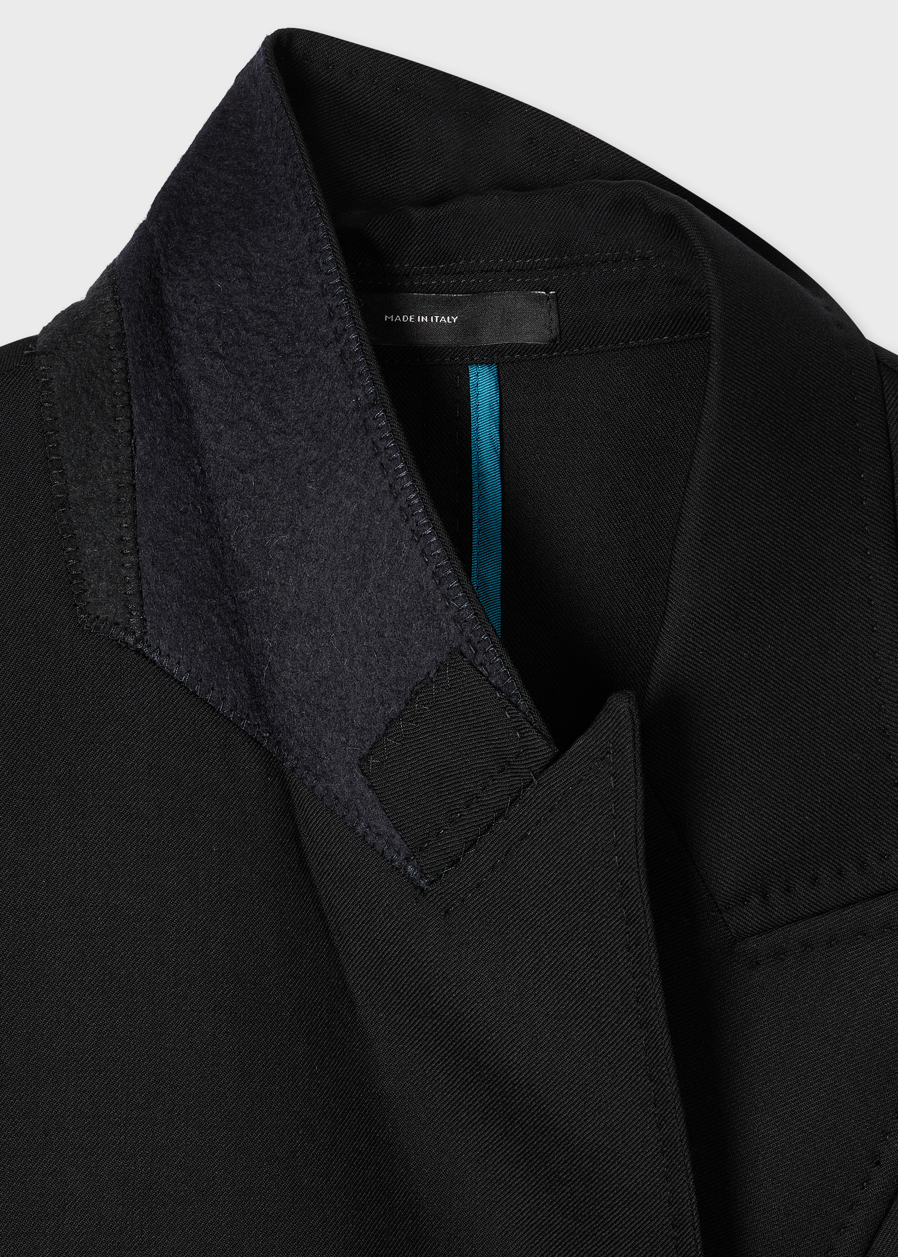 Women's A Suit To Travel In - Black Unlined Double-Breasted Wool Blazer