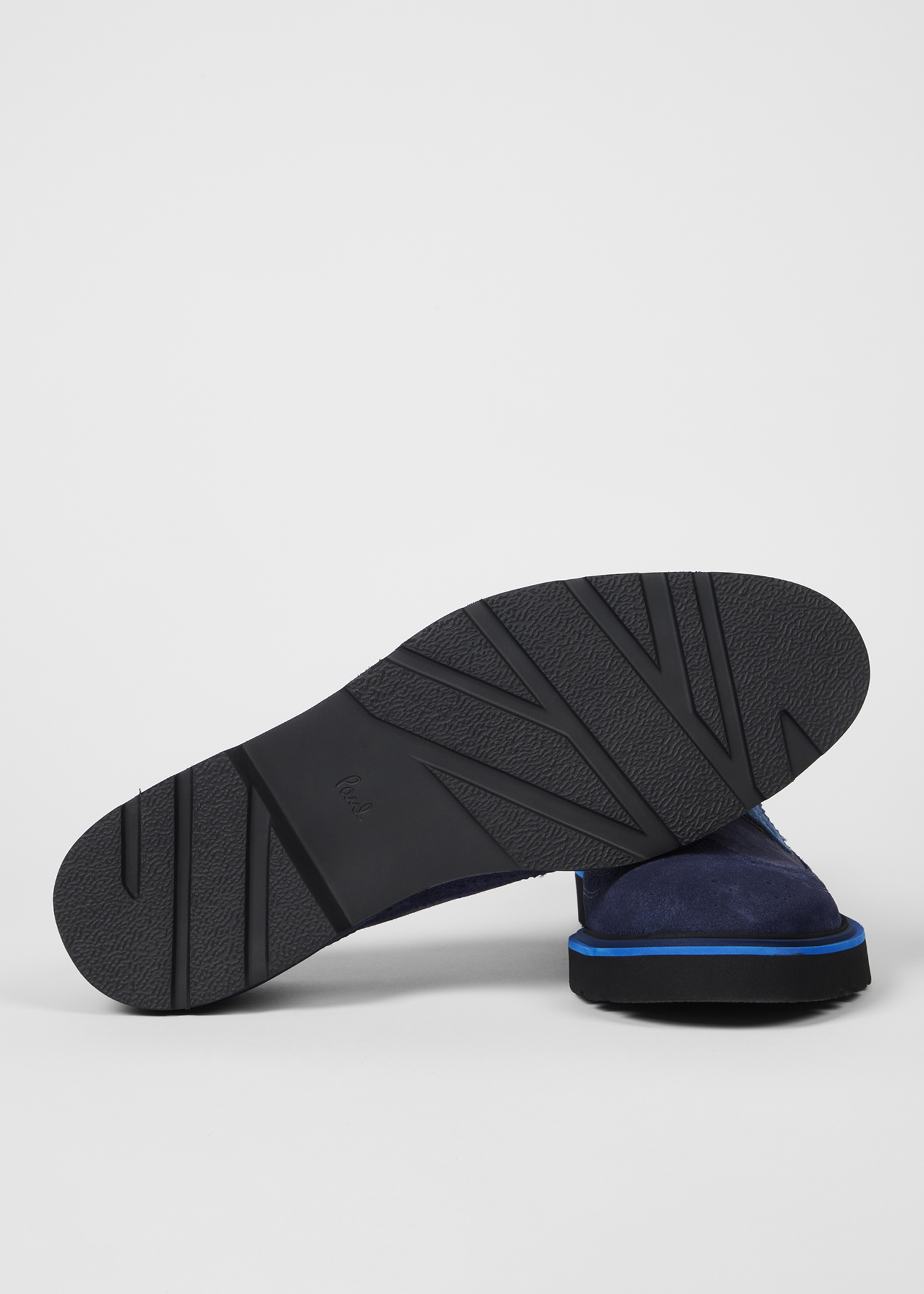 Navy Suede 'Count' Brogues
