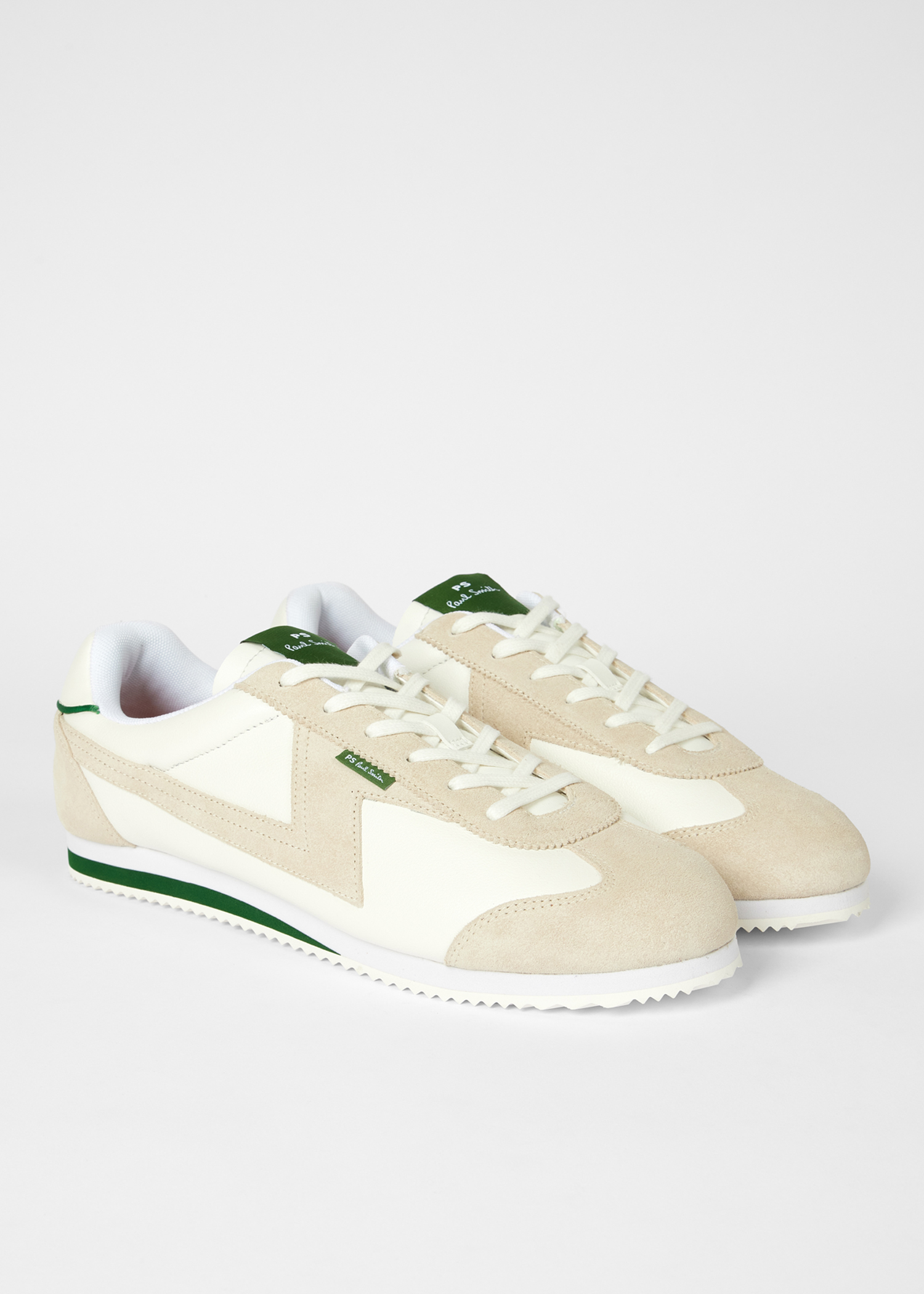 White Tonal 'Atlanta' Trainers