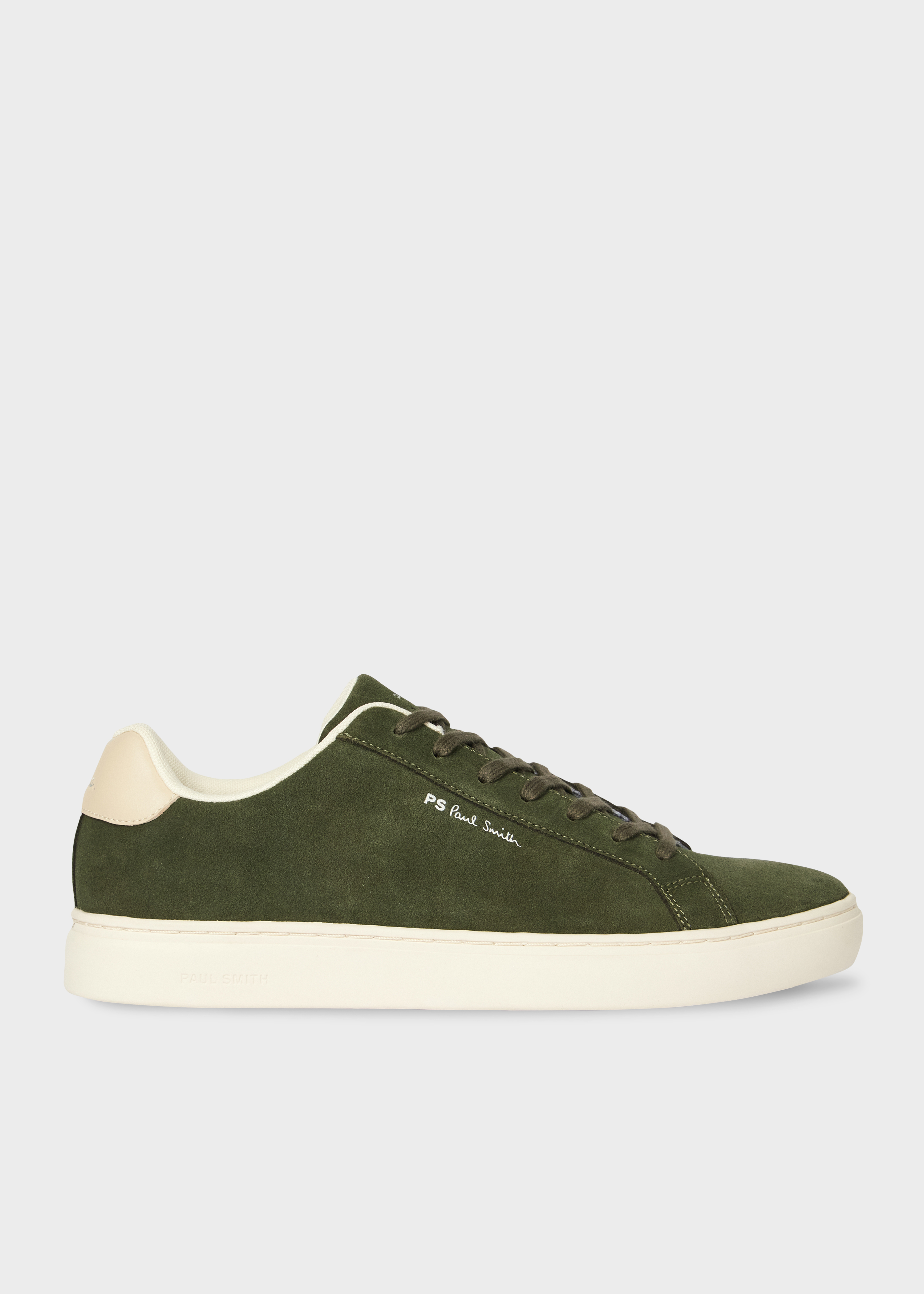 Olive Green Suede 'Rex' Trainers