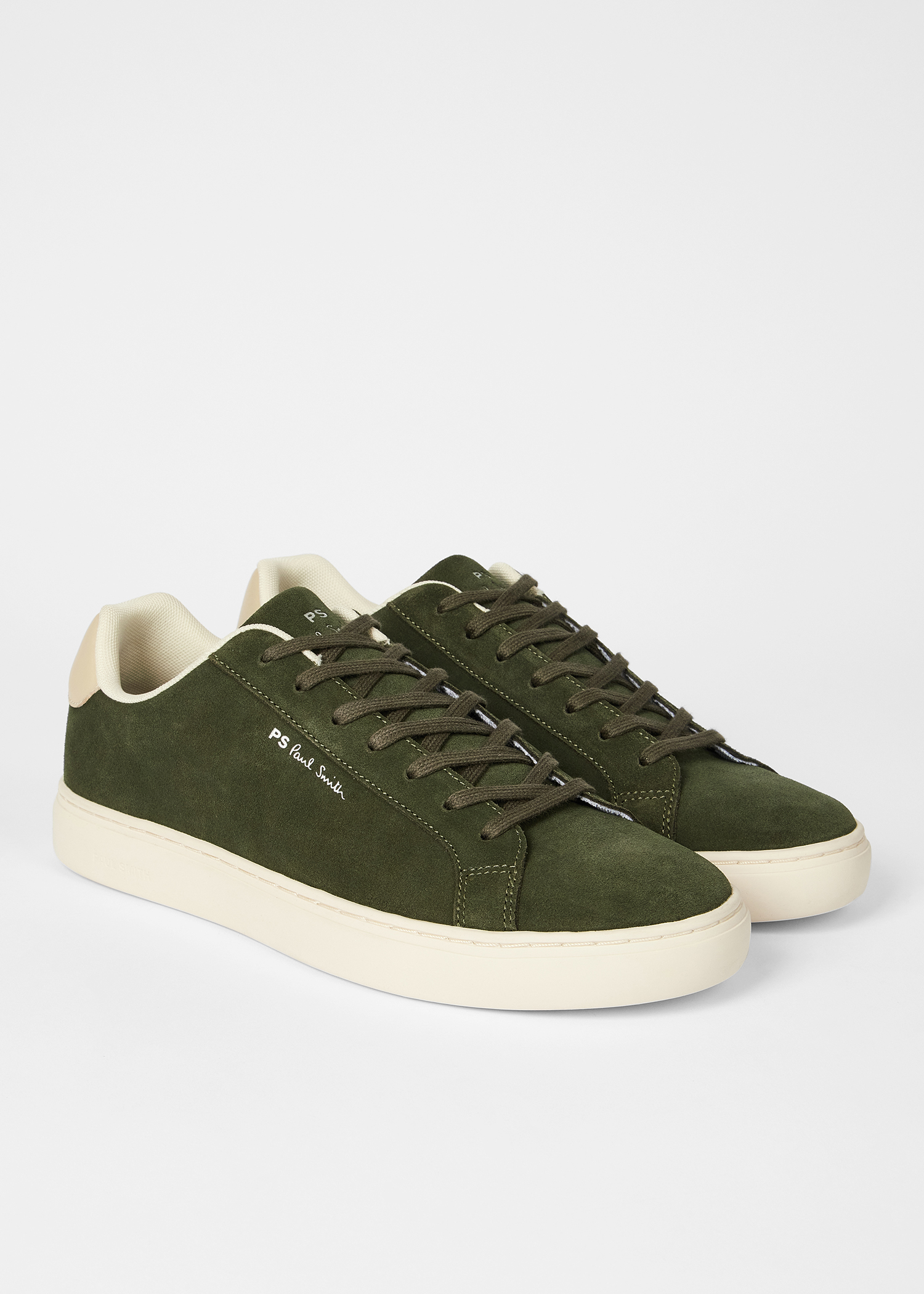 Olive Green Suede 'Rex' Trainers