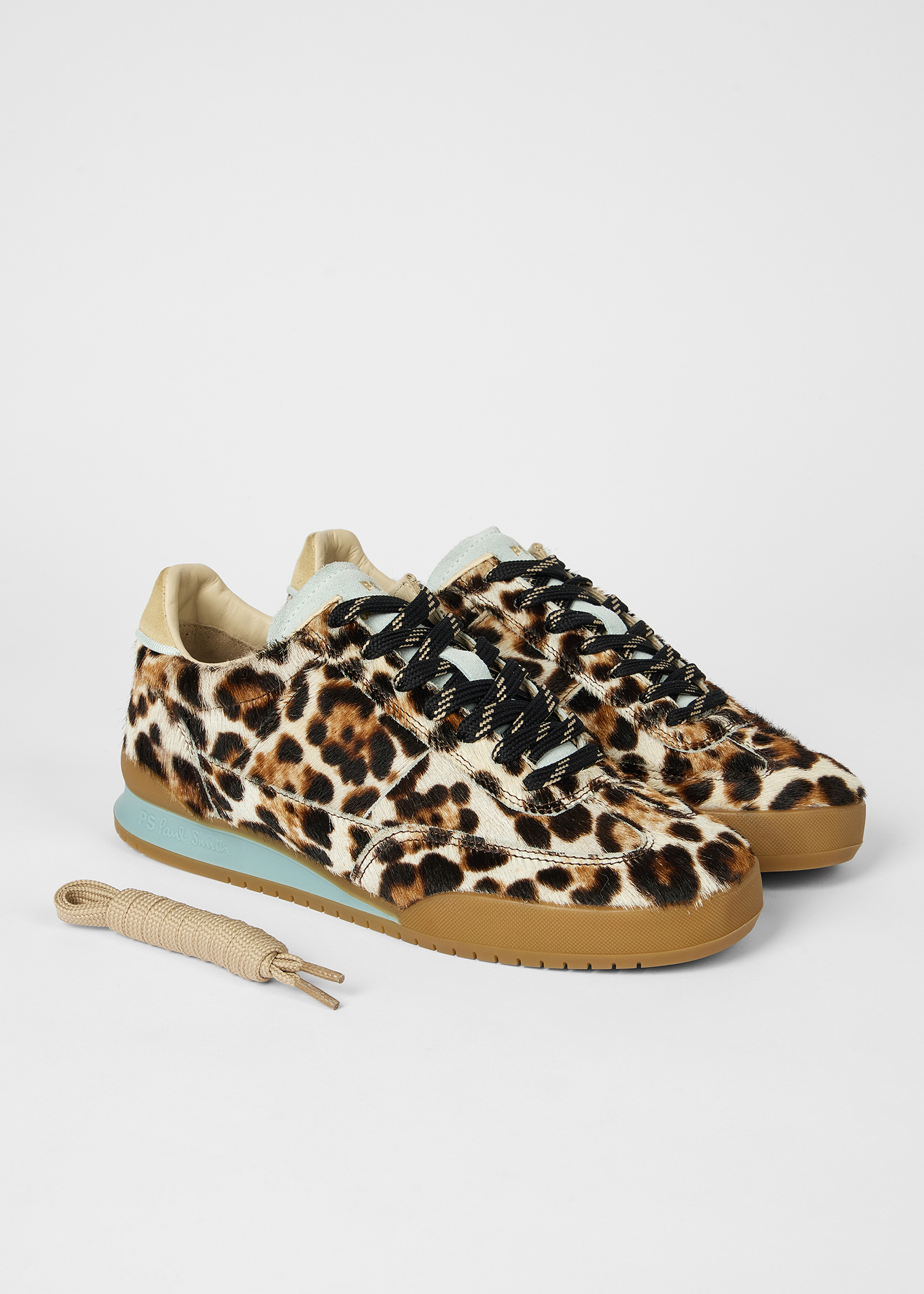 Women's Leopard Leather 'Dover' Trainers