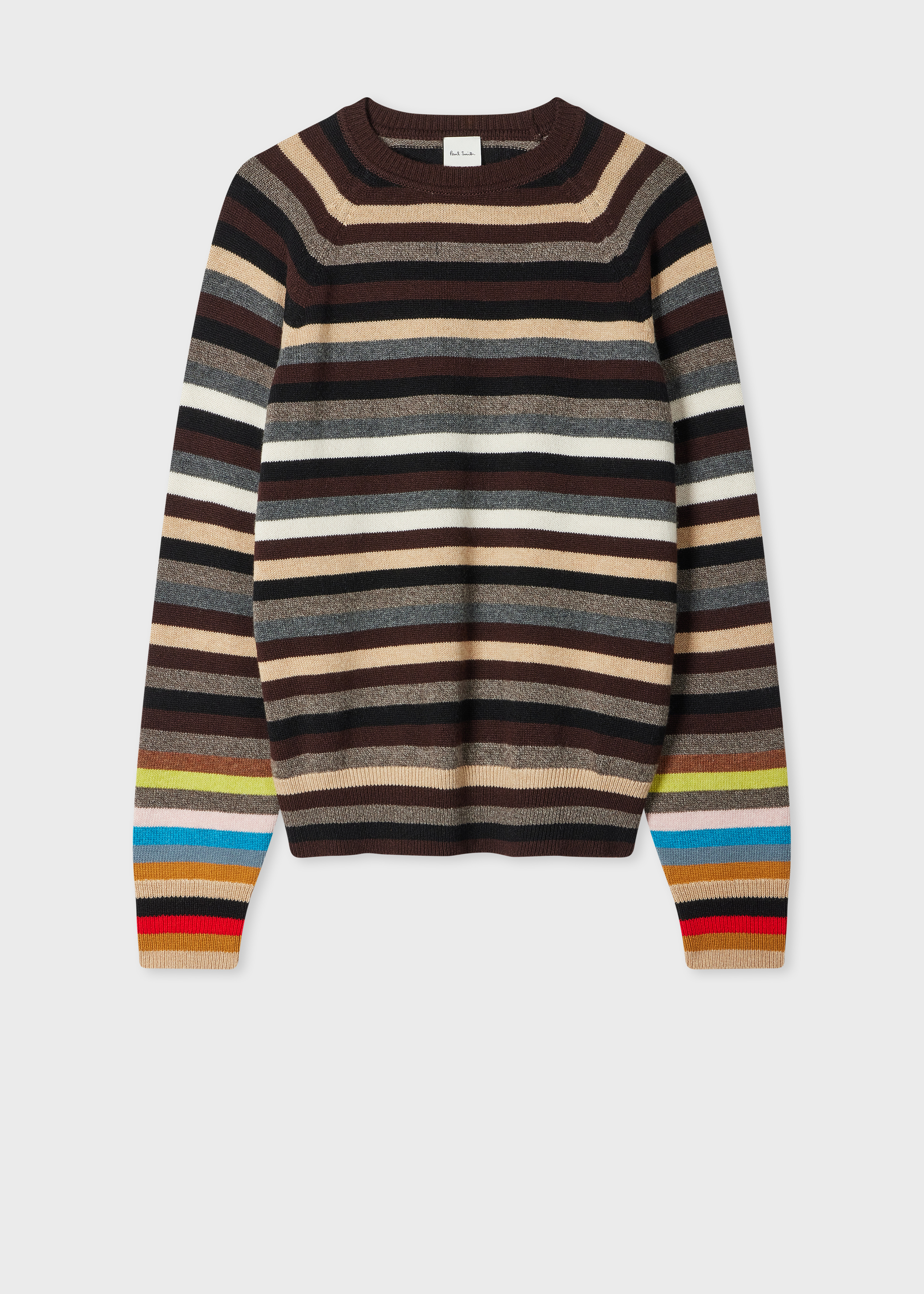 Women's Contrast Stripe Knitted Sweater