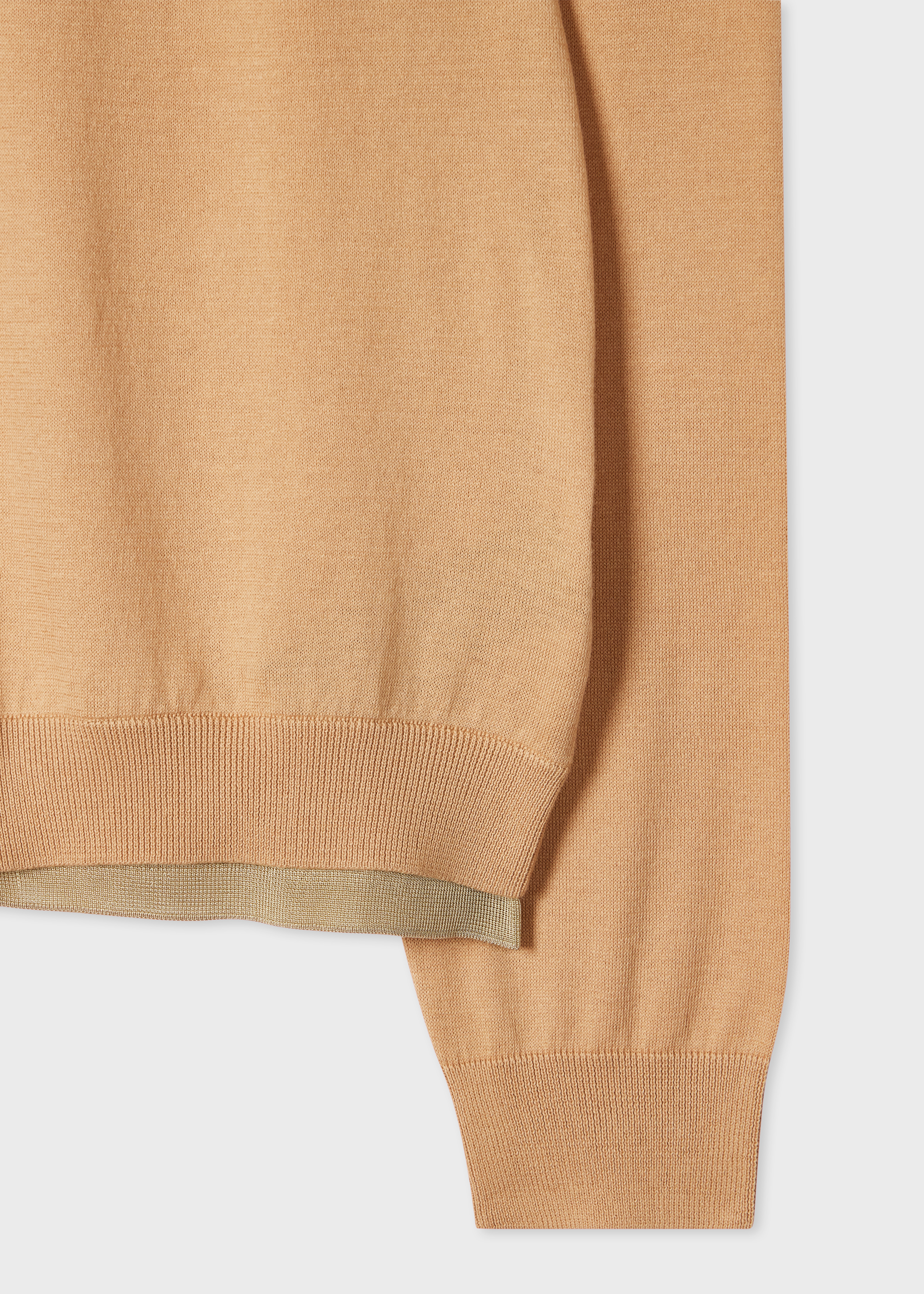 Women's Beige Double Knit Cardigan
