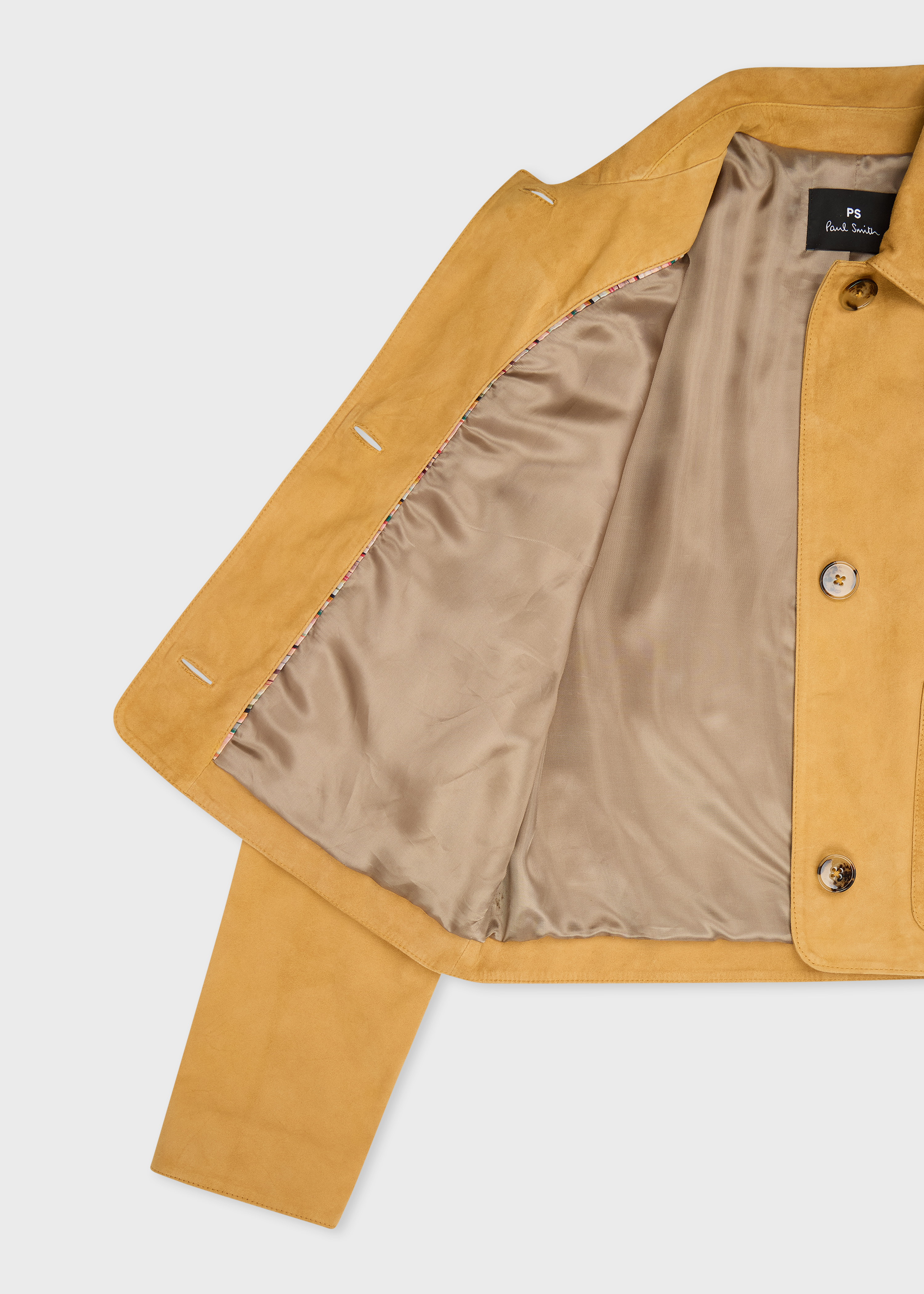 Women's Yellow Suede Jacket