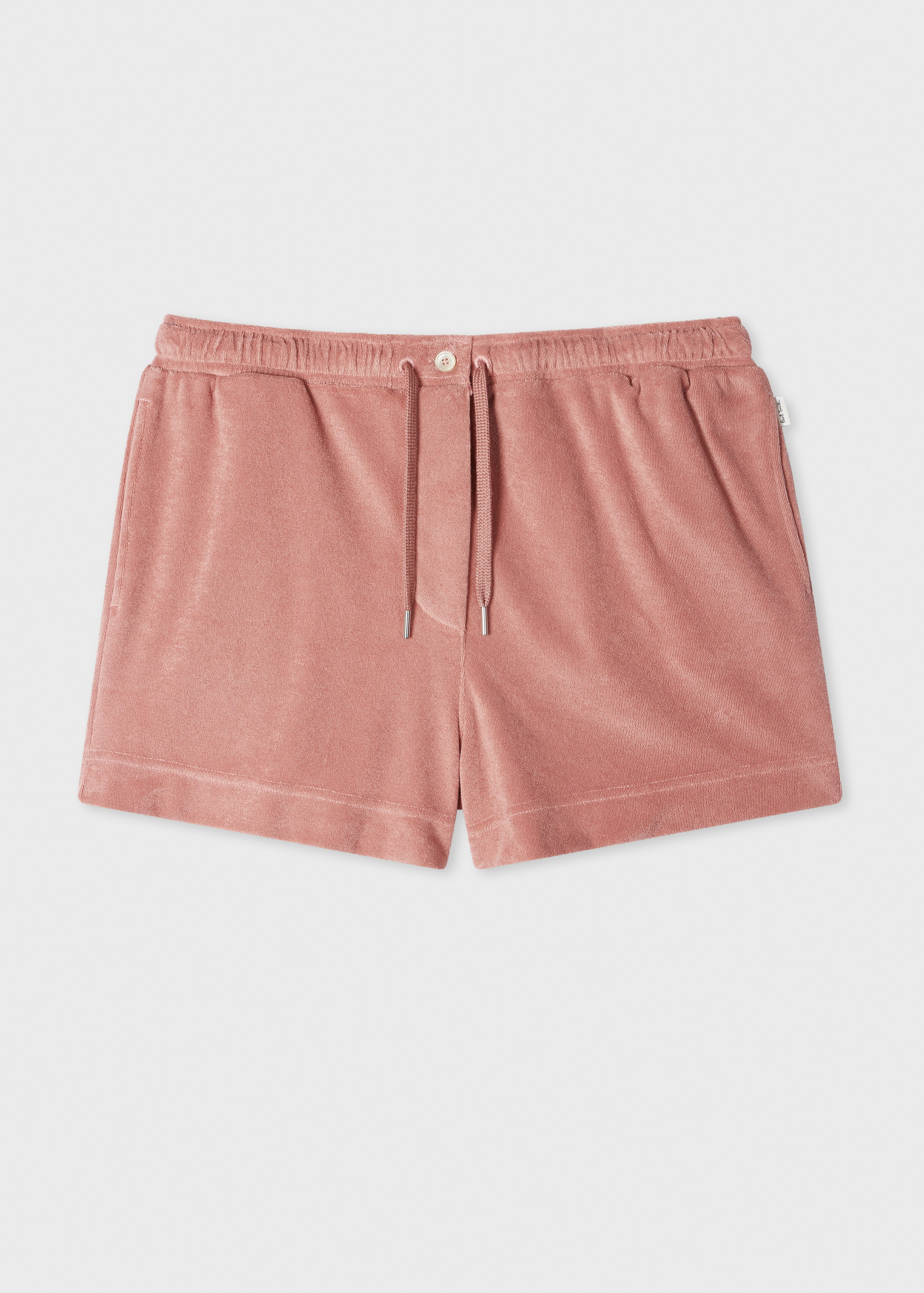 Women's Peach Towelling Shorts