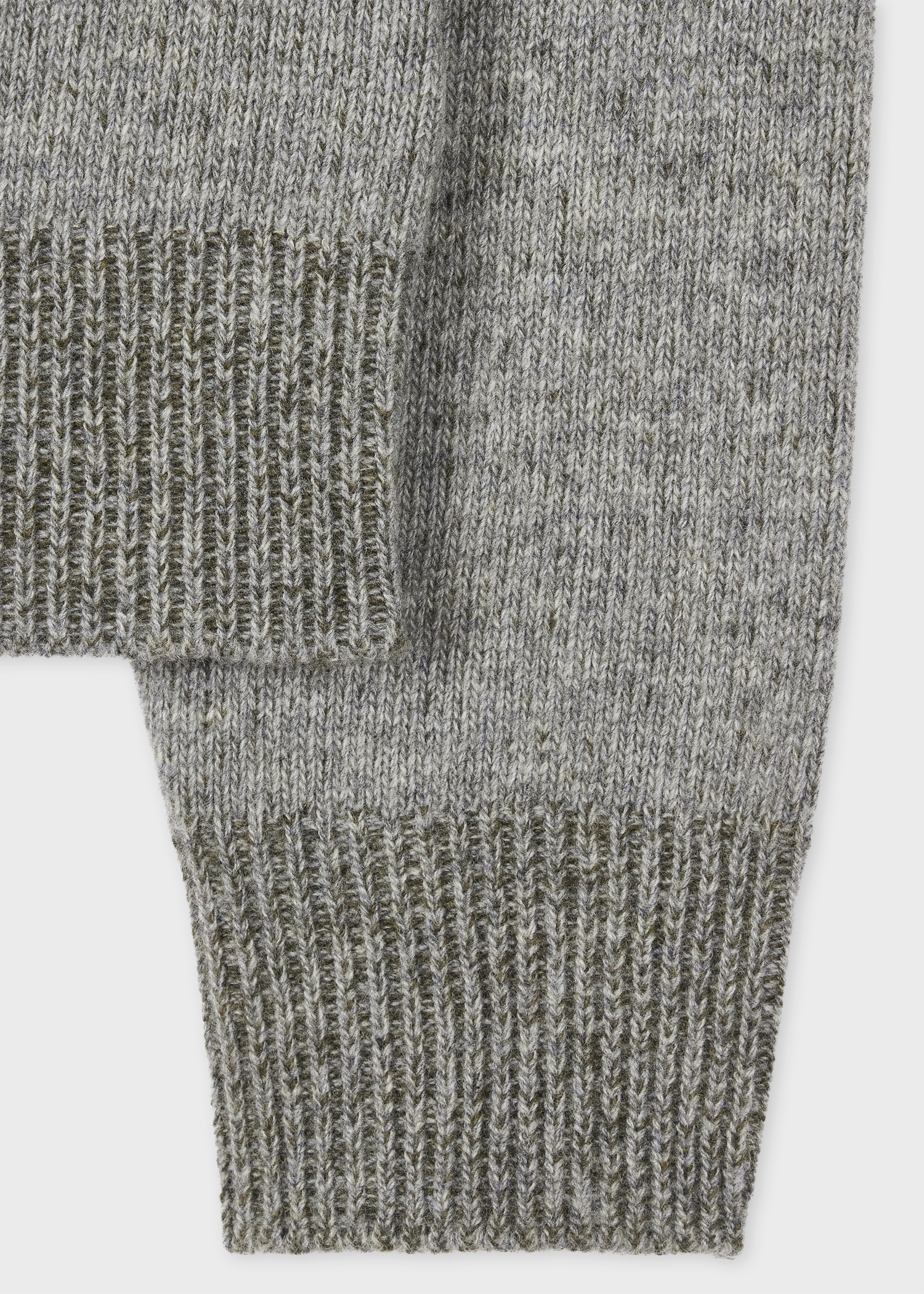 Grey Marl Lambswool Cardigan