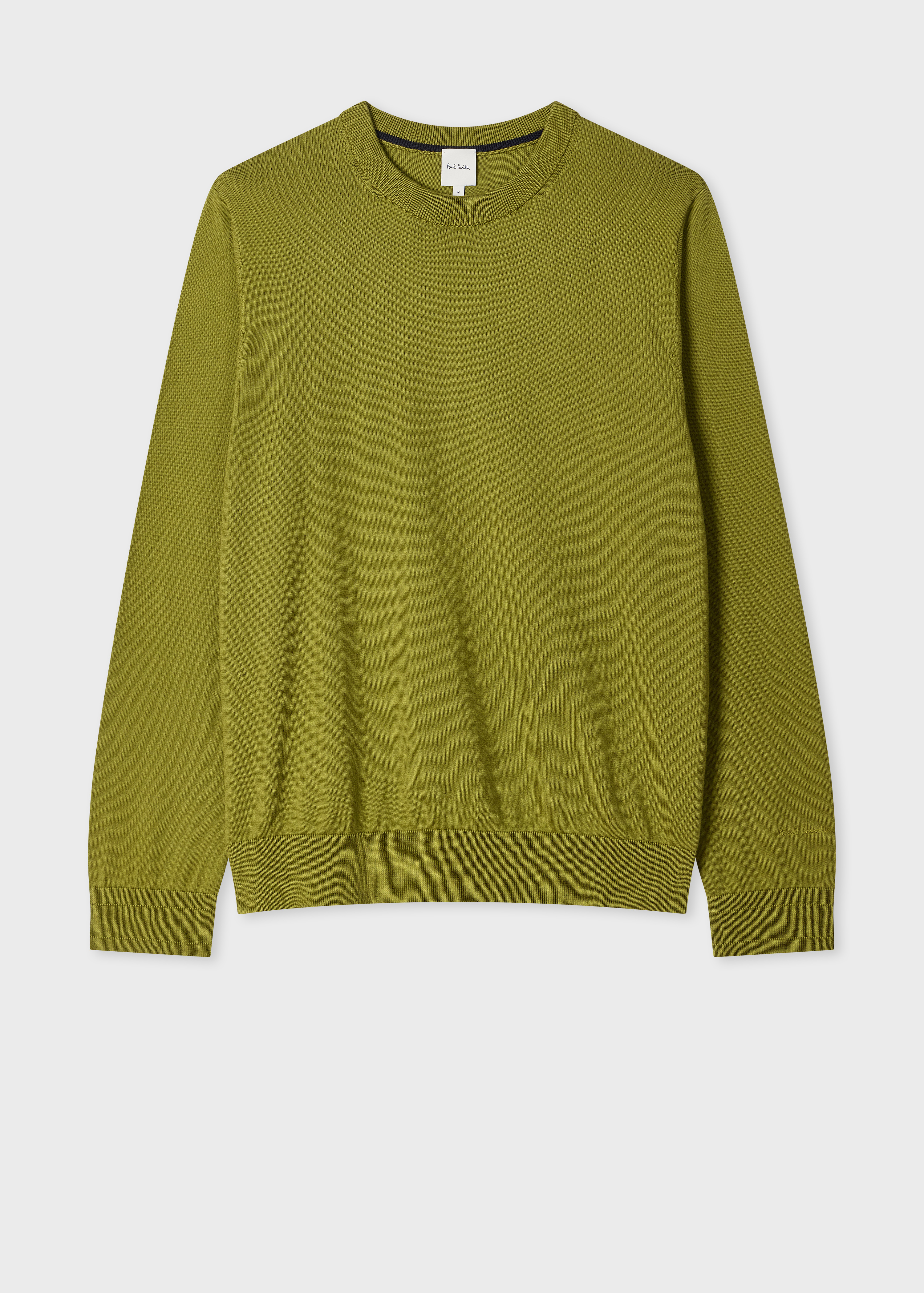 Green Organic Cotton Knitted Sweater