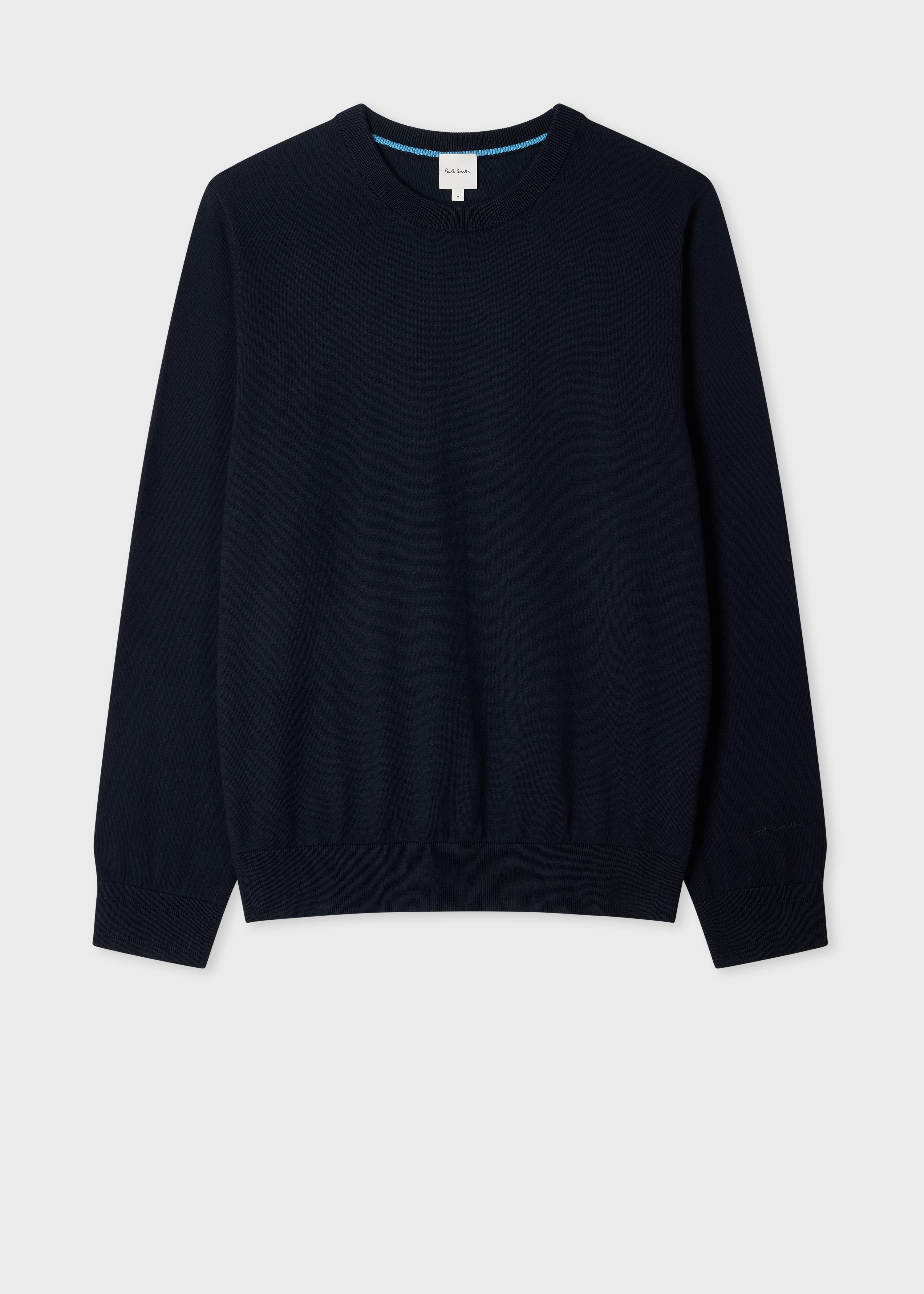 Navy Organic Cotton Knitted Sweater
