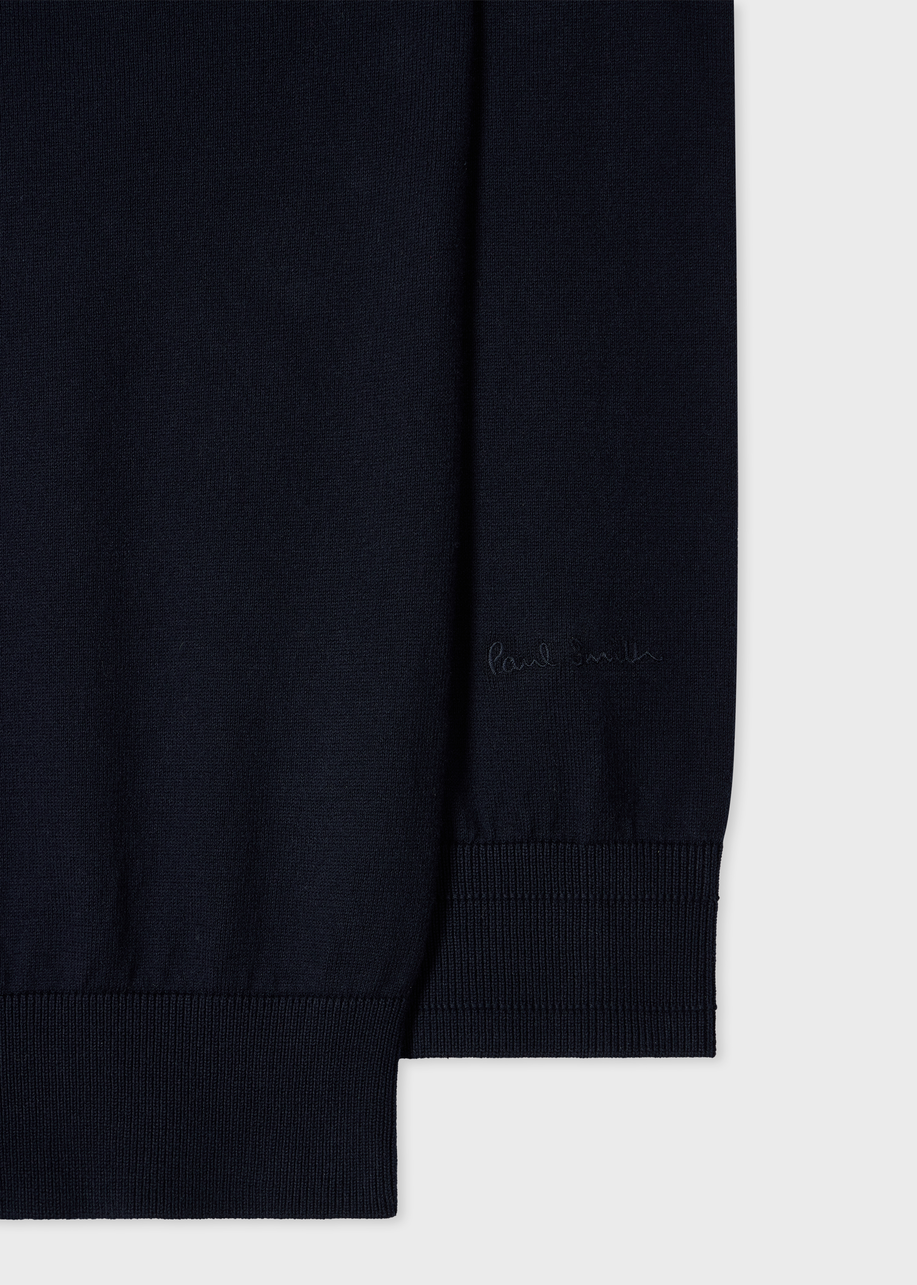 Navy Organic Cotton Knitted Sweater