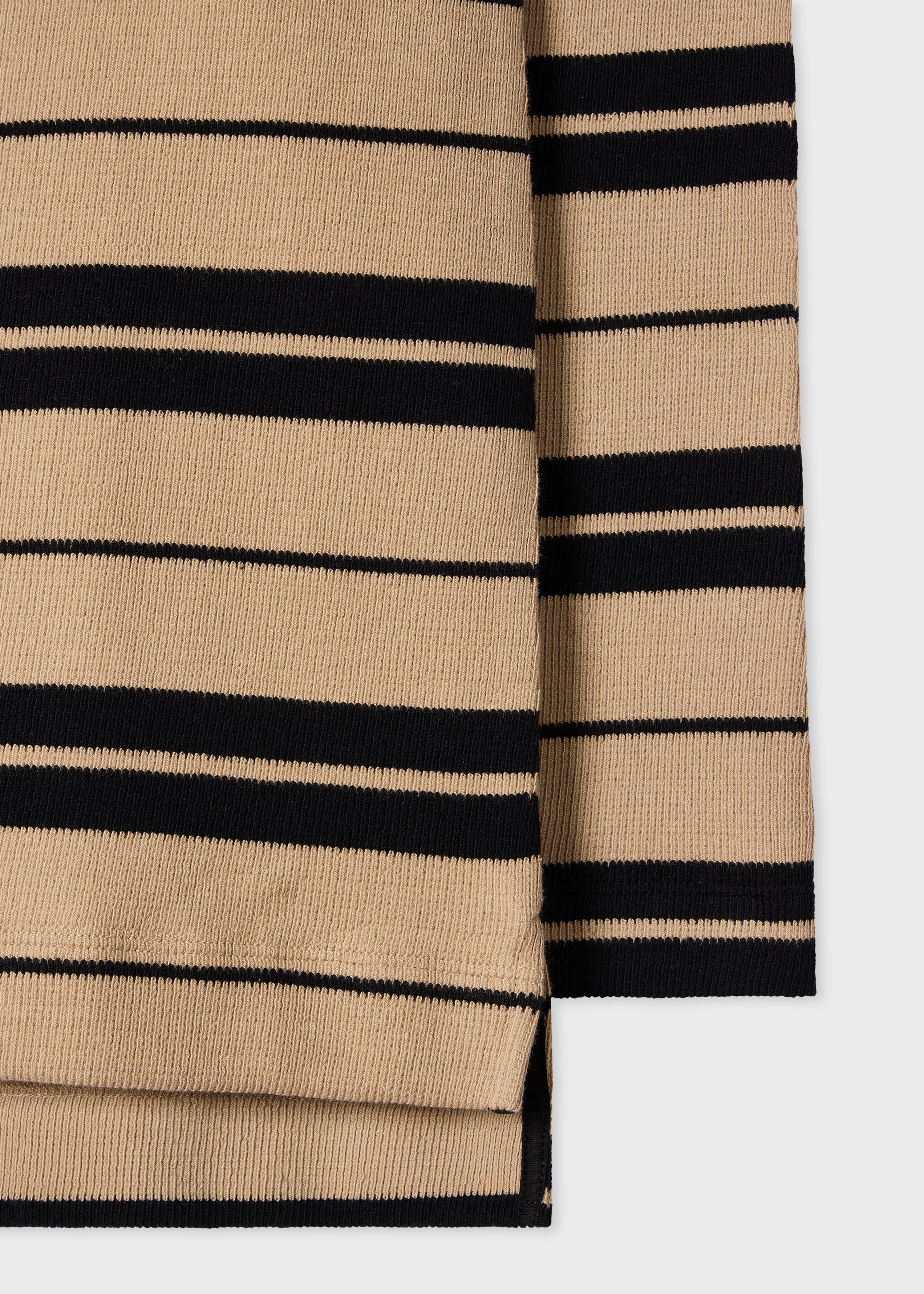 Light Brown Stripe Long-Sleeve T-Shirt