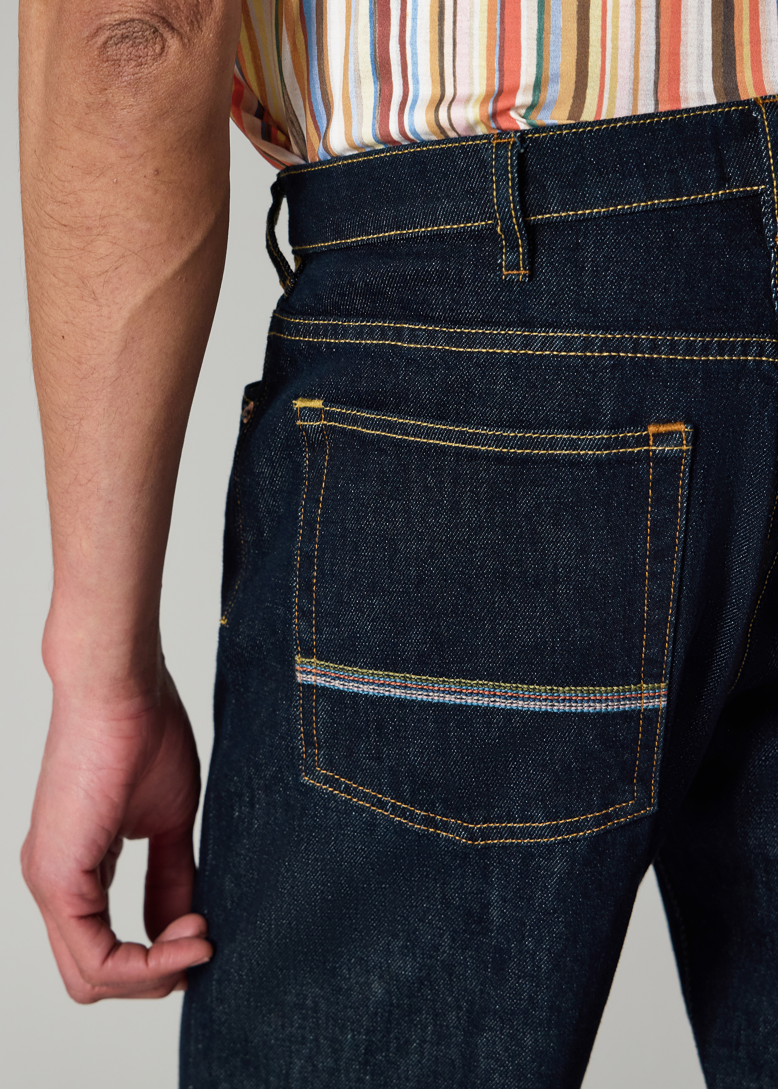 Relaxed Tapered-Fit Rinse Wash 'Organic Vintage Stretch' Jeans