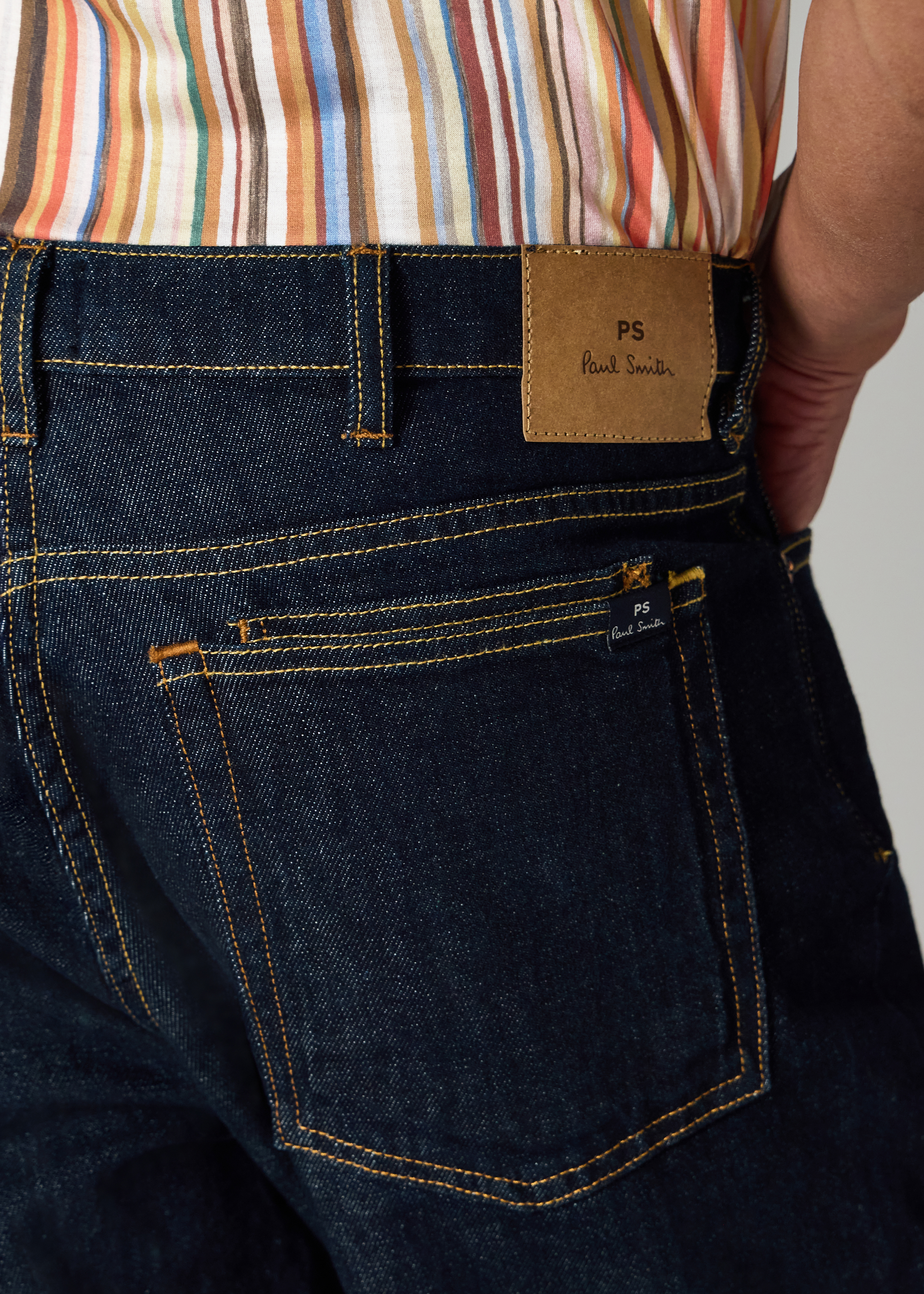 Relaxed Tapered-Fit Rinse Wash 'Organic Vintage Stretch' Jeans