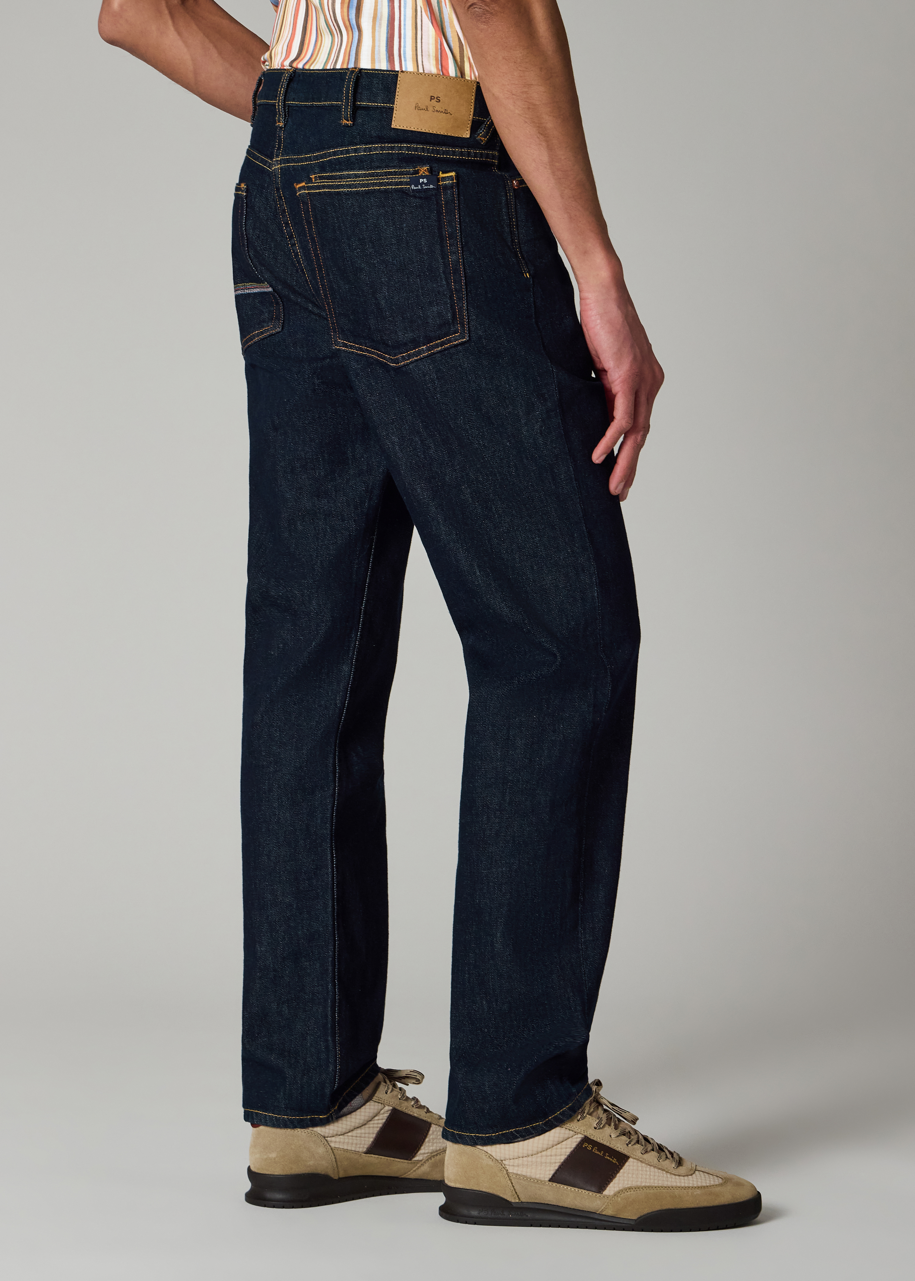 Relaxed Tapered-Fit Rinse Wash 'Organic Vintage Stretch' Jeans