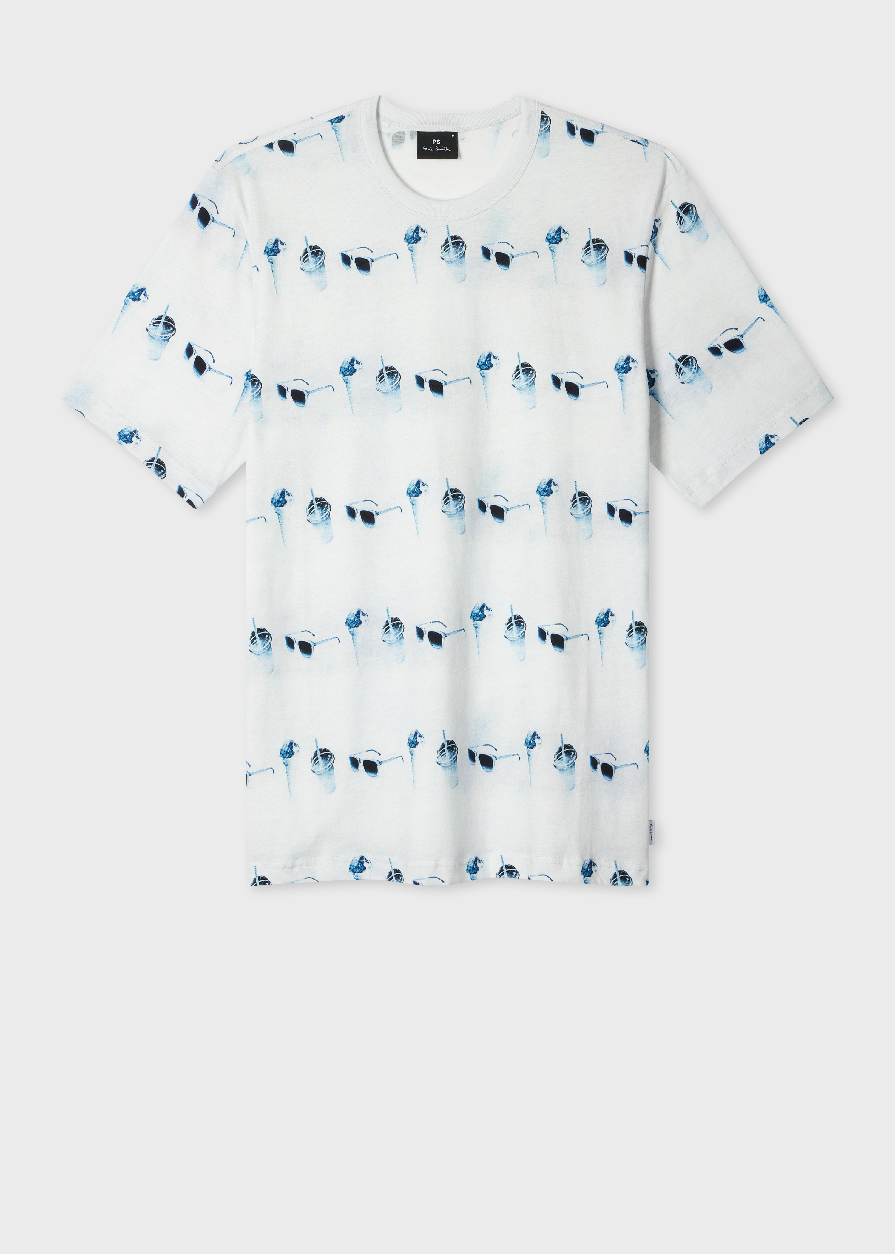 Light Blue 'Sunbleached Snaps' T-Shirt