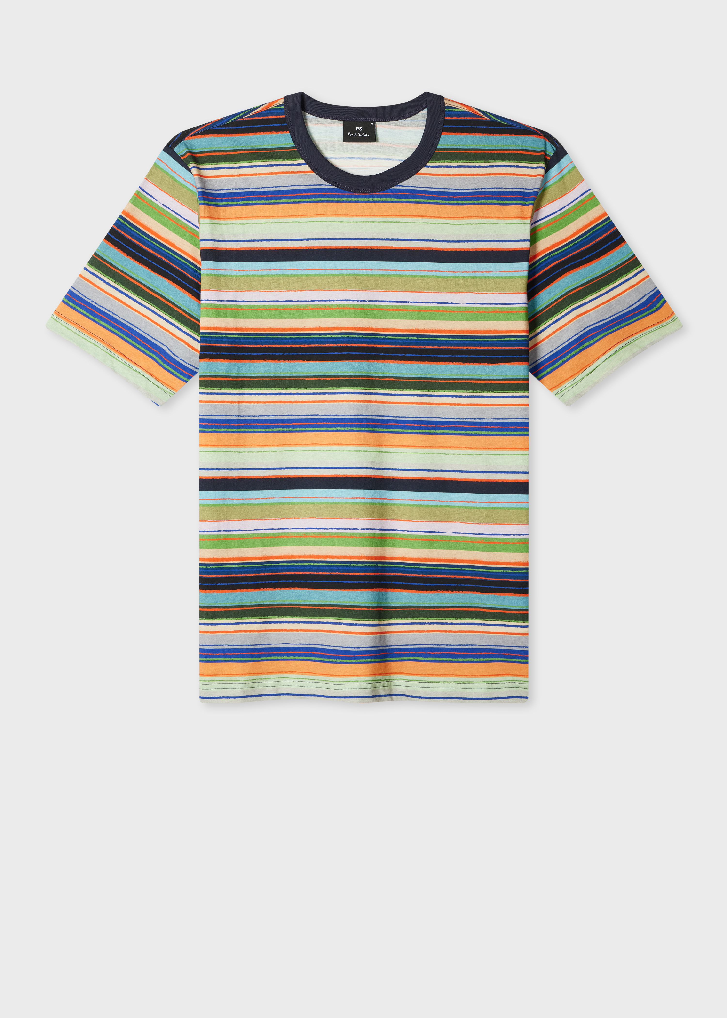 Multicolour Stripe Cotton T-Shirt