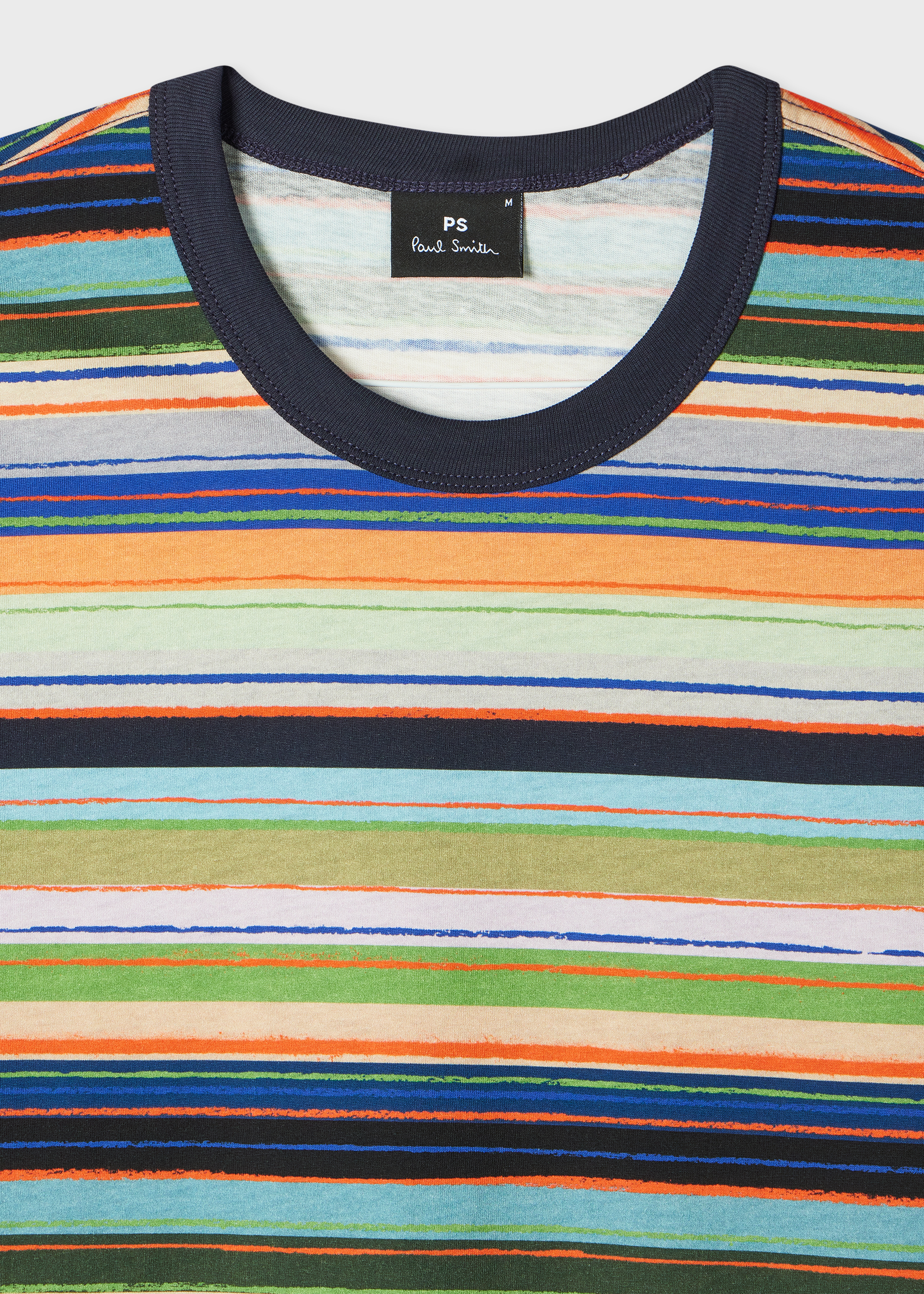 Multicolour Stripe Cotton T-Shirt