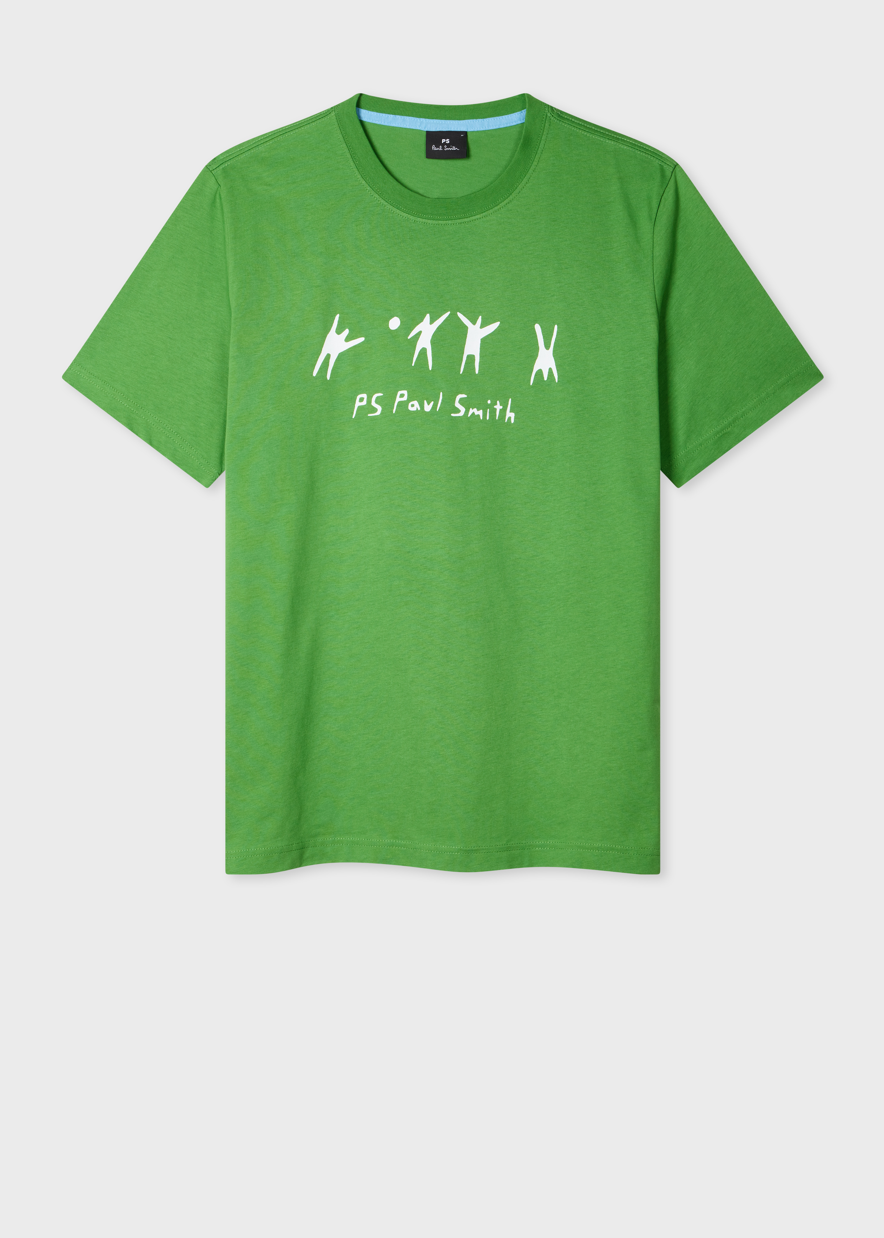 Green 'Volleyball' Print T-Shirt