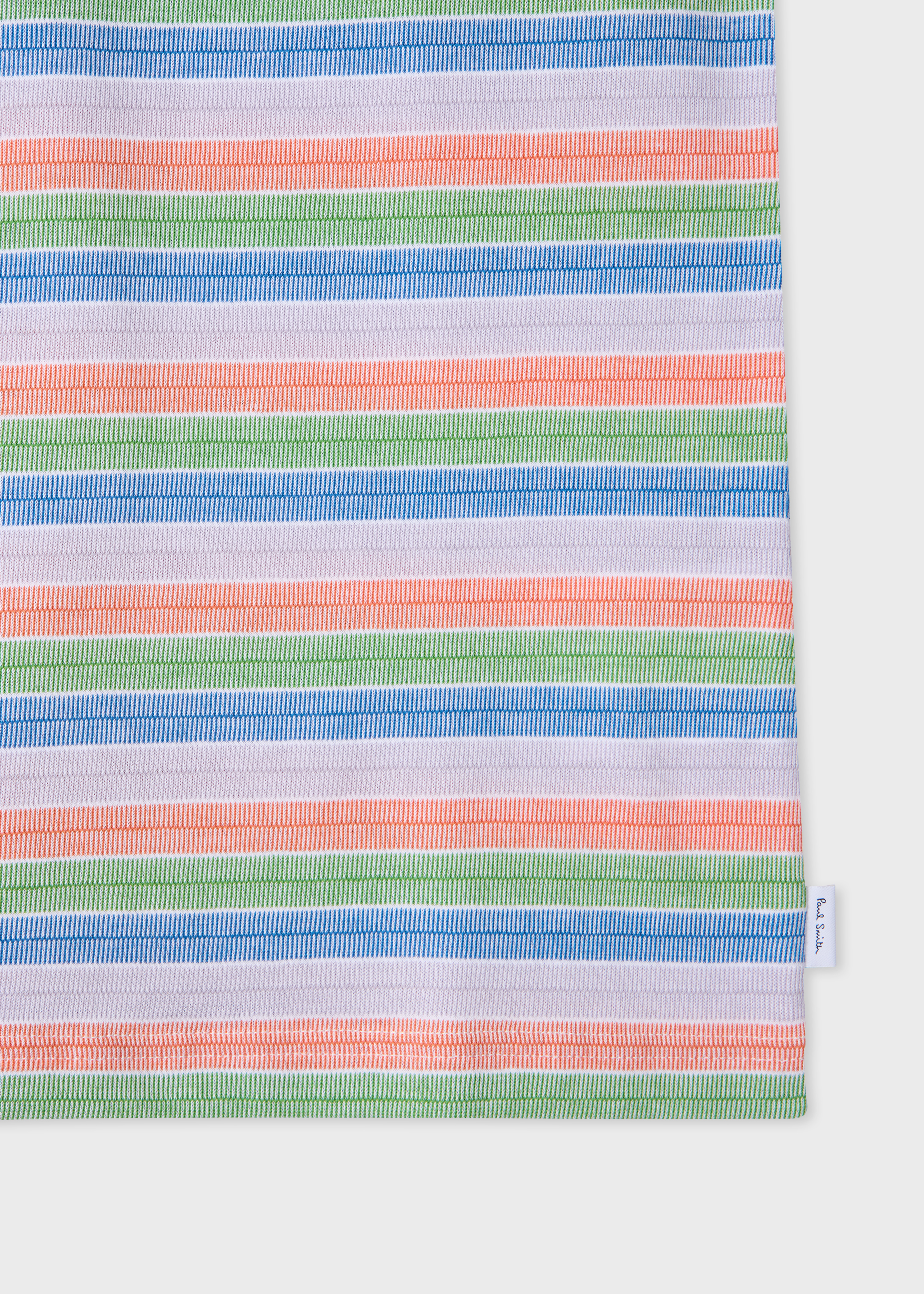 Multicolour Stripe Cotton Polo Shirt