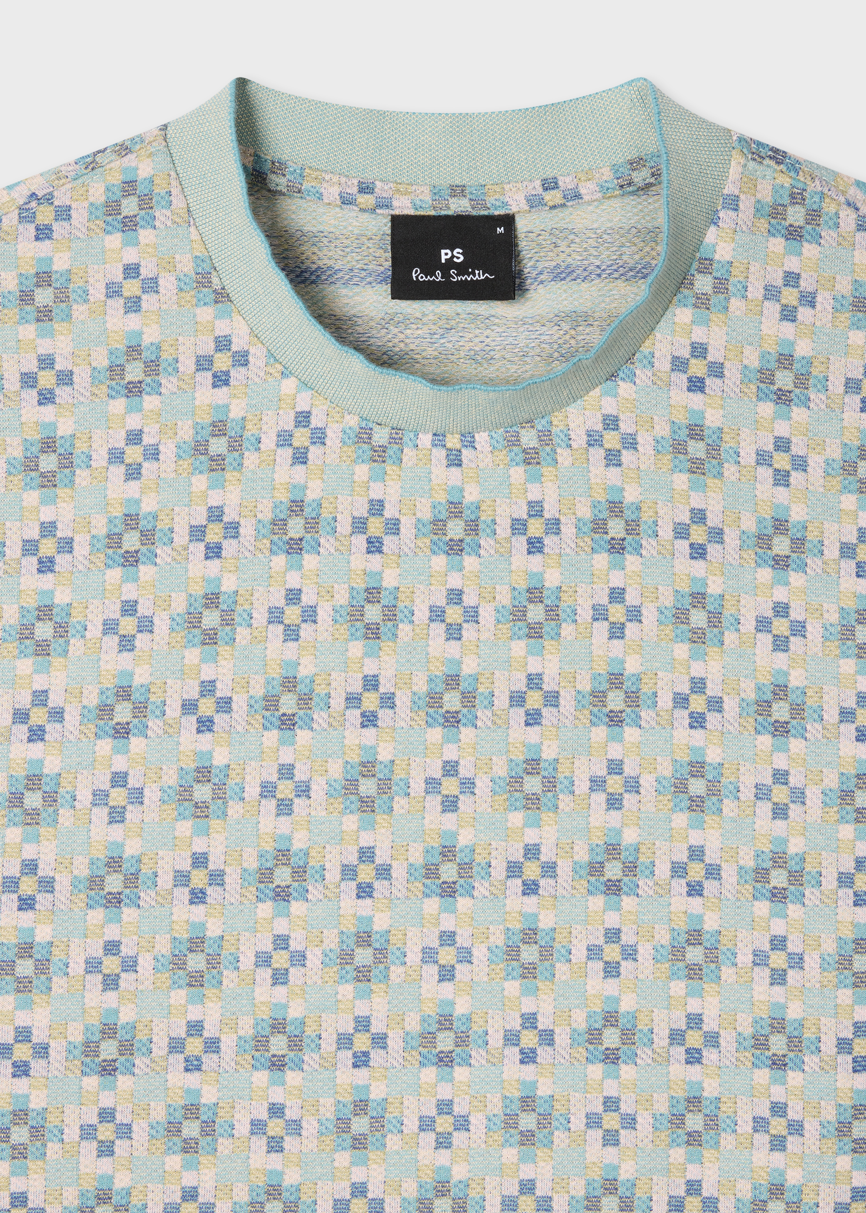 'Geo Tile' Cotton-Blend T-Shirt