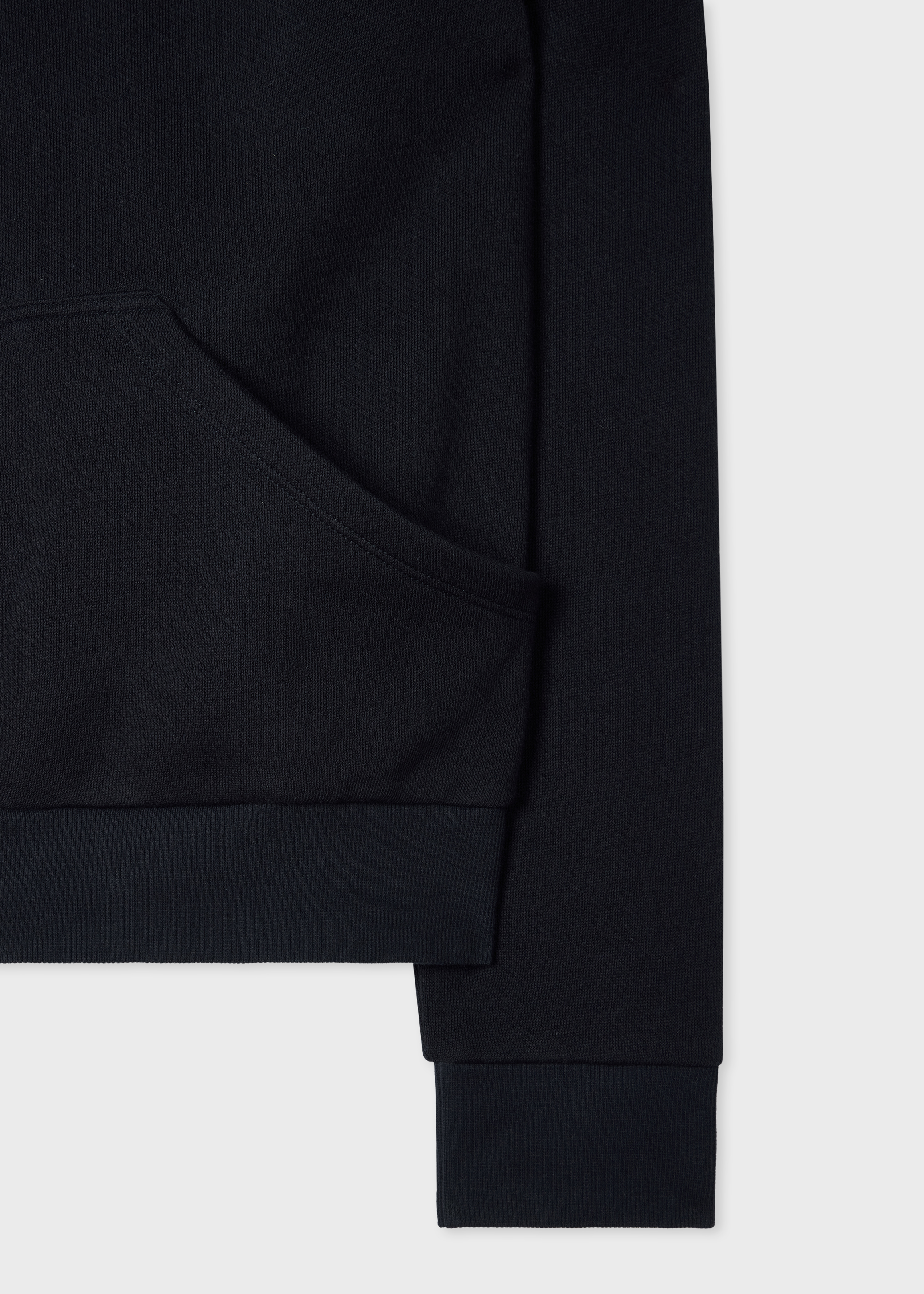 Women's Navy 'Swirl' Ribbed Collar Lounge Bomber