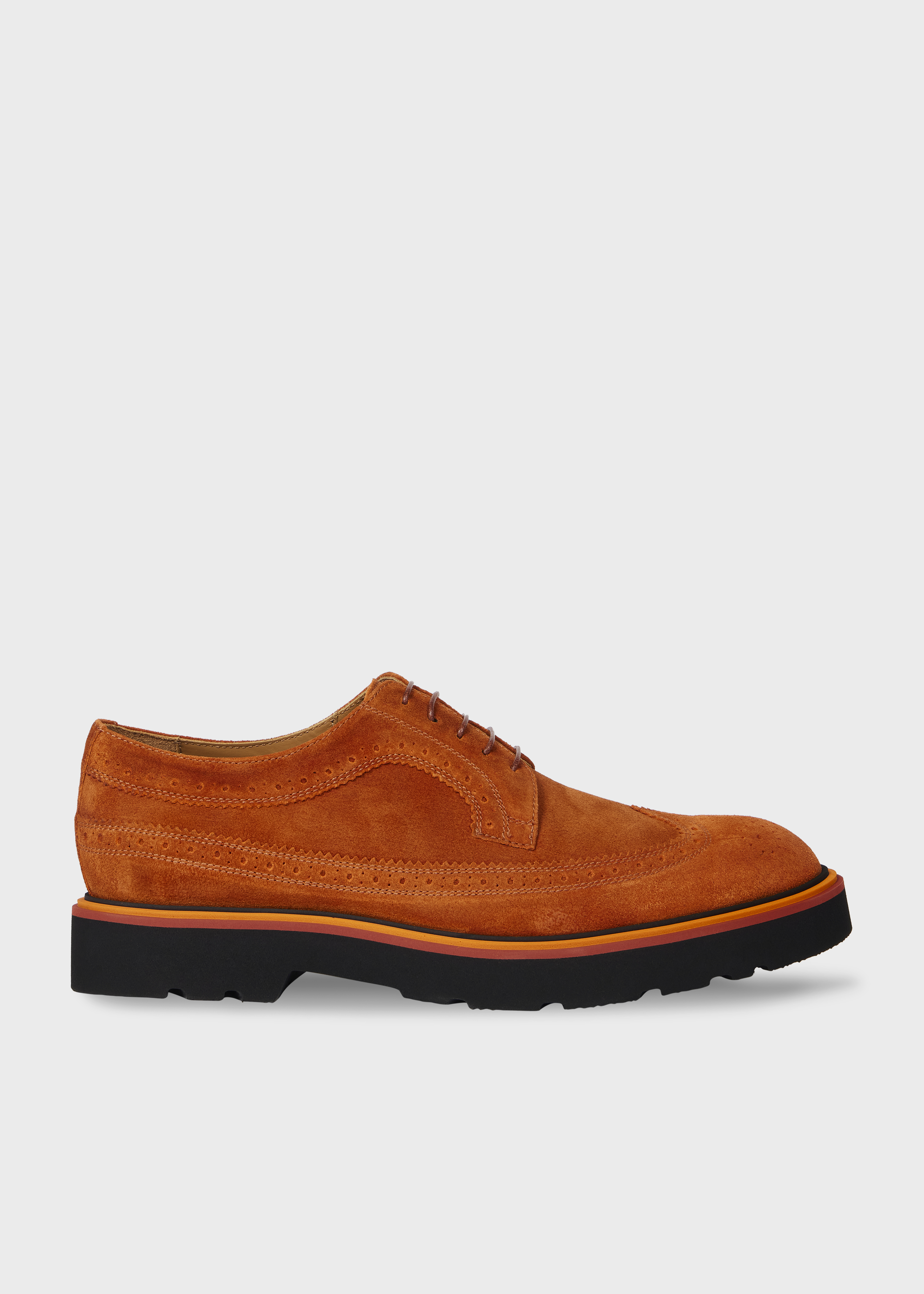 Rust Orange 'Count' Brogues