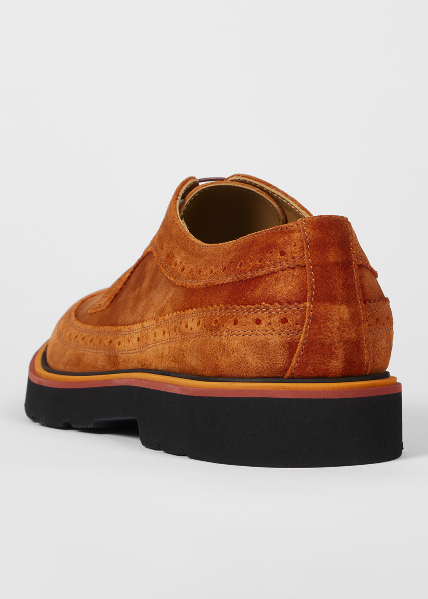 Rust Orange 'Count' Brogues