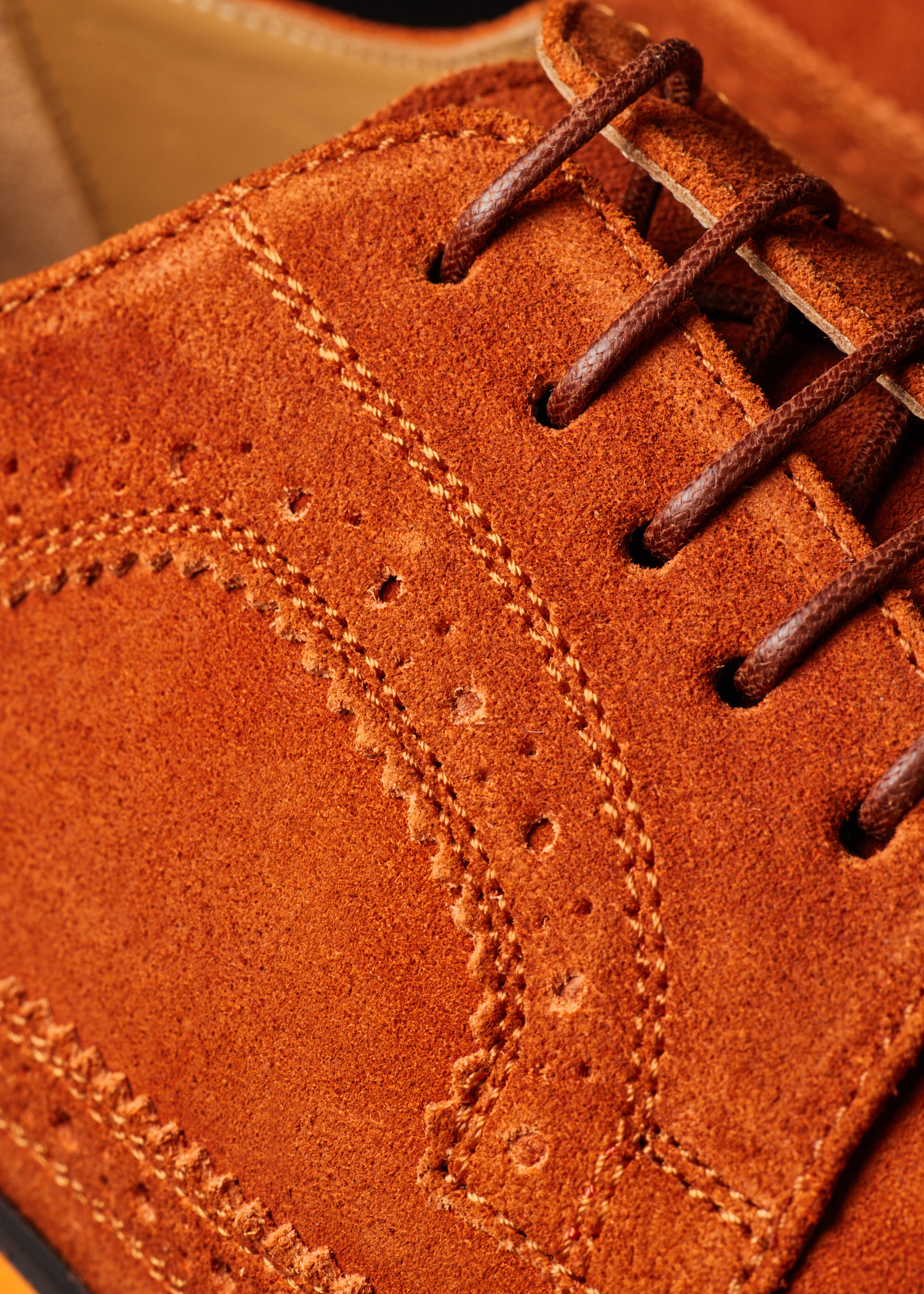 Rust Orange 'Count' Brogues