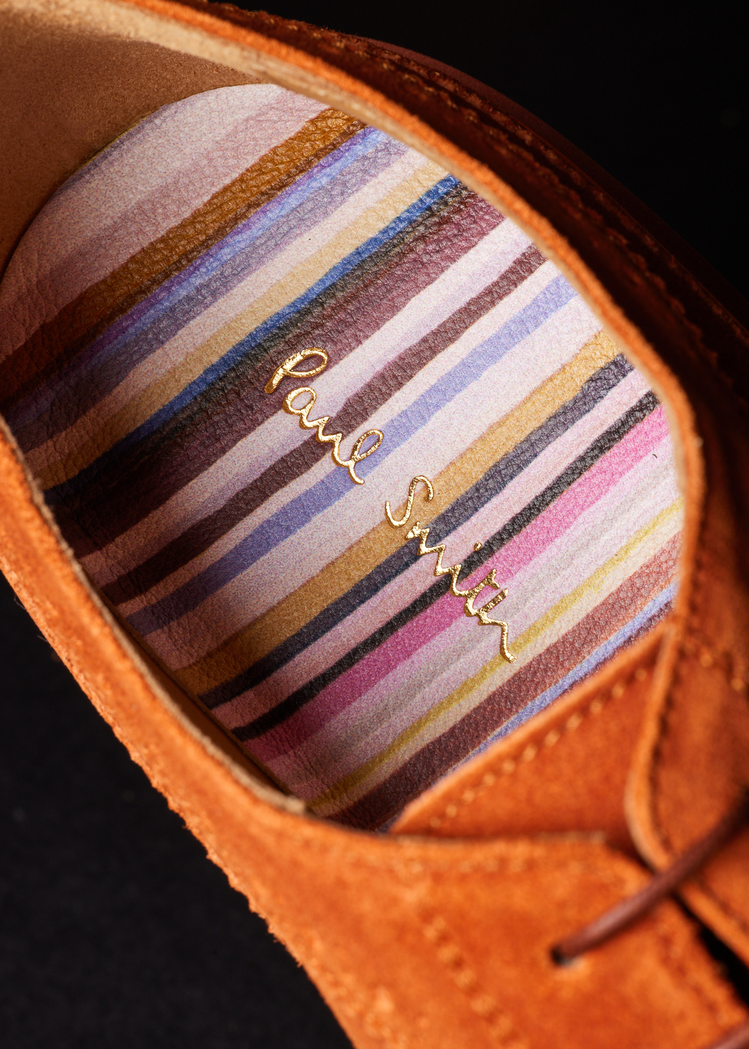 Rust Orange 'Count' Brogues