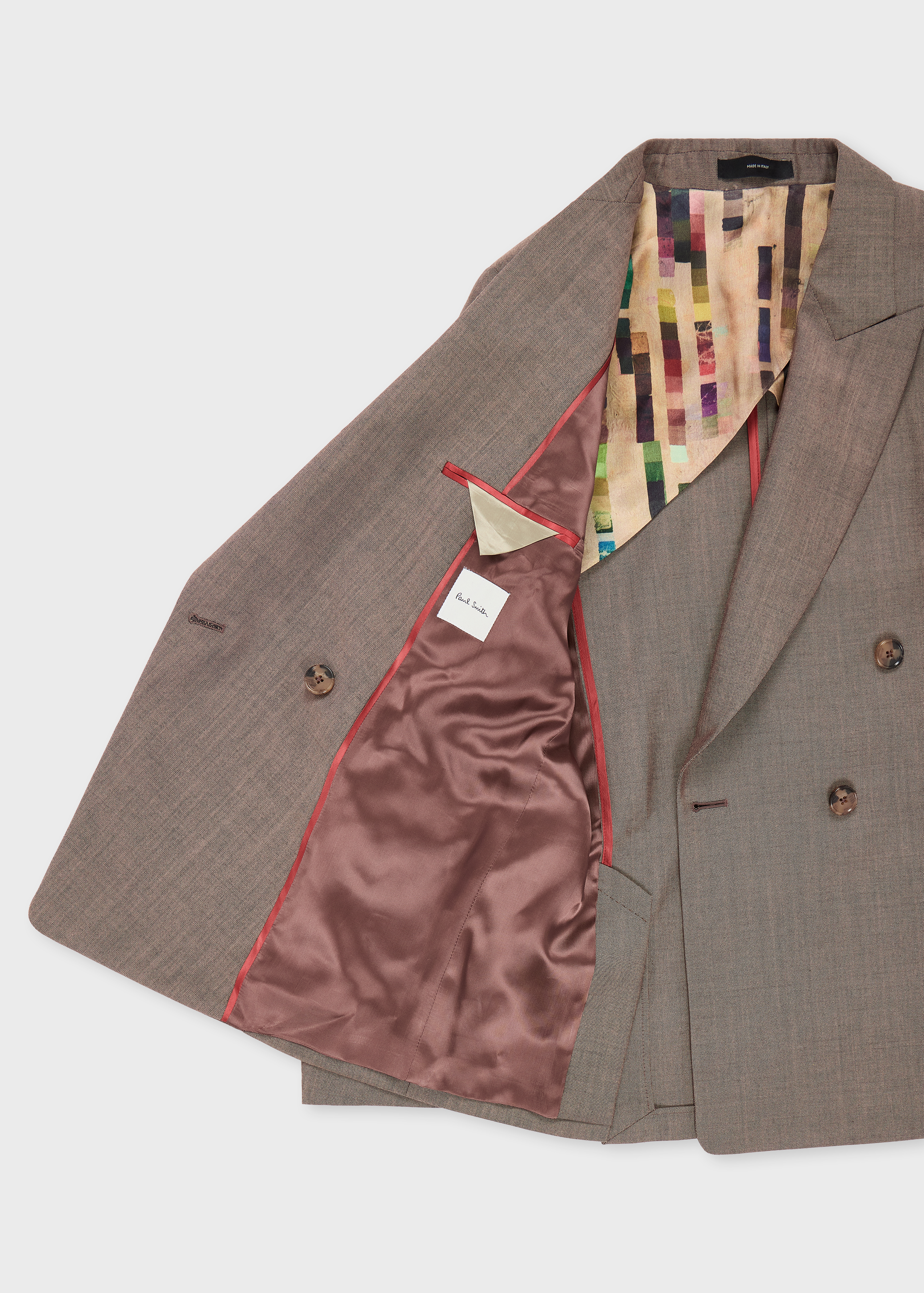 Women's Brown Mohair-Wool Blazer