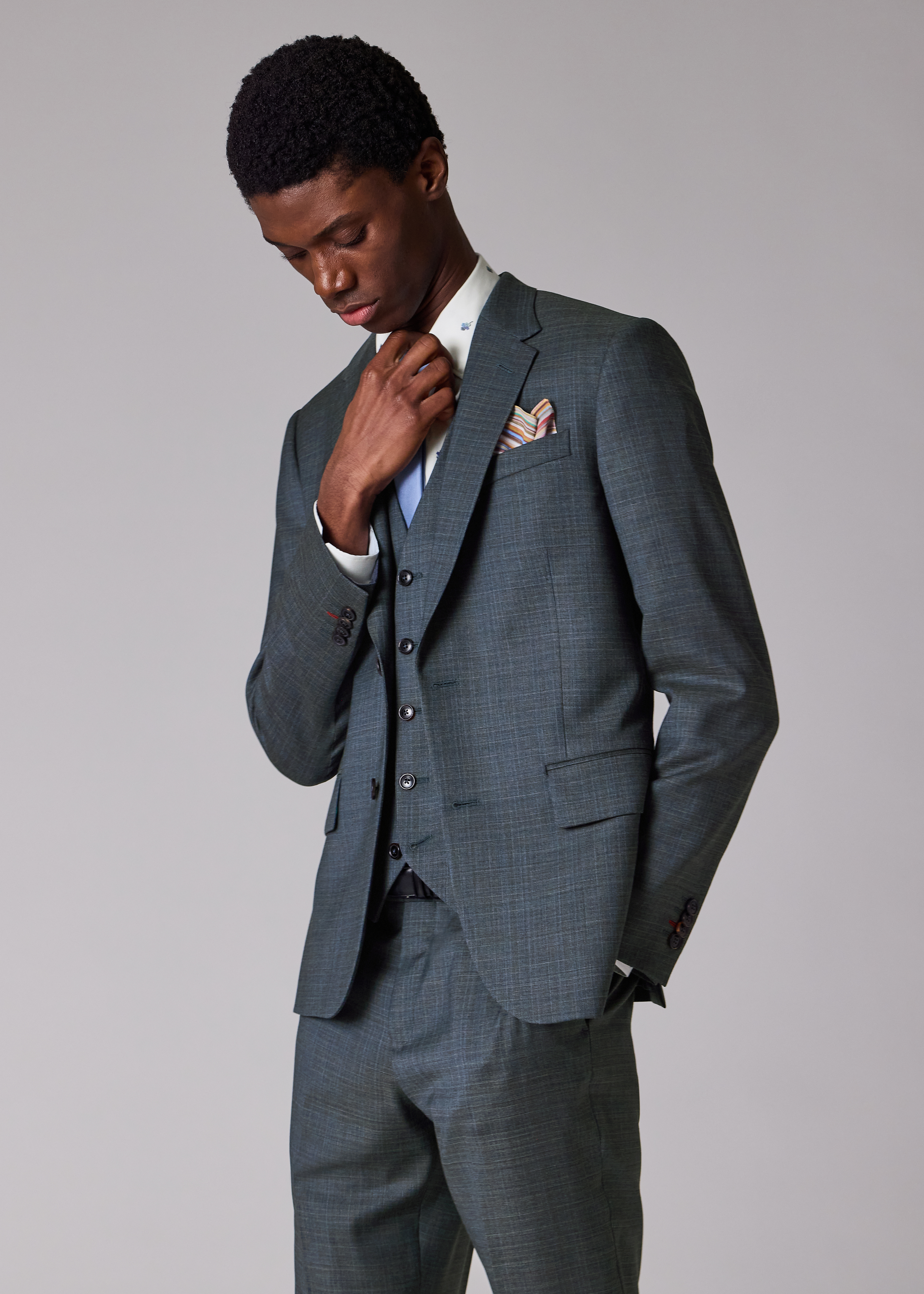 Paul Smith SOHO M ダークグレー スーツ DORMEUIL素材 The Soho Suit for Men | Paul Smith Soho Suits