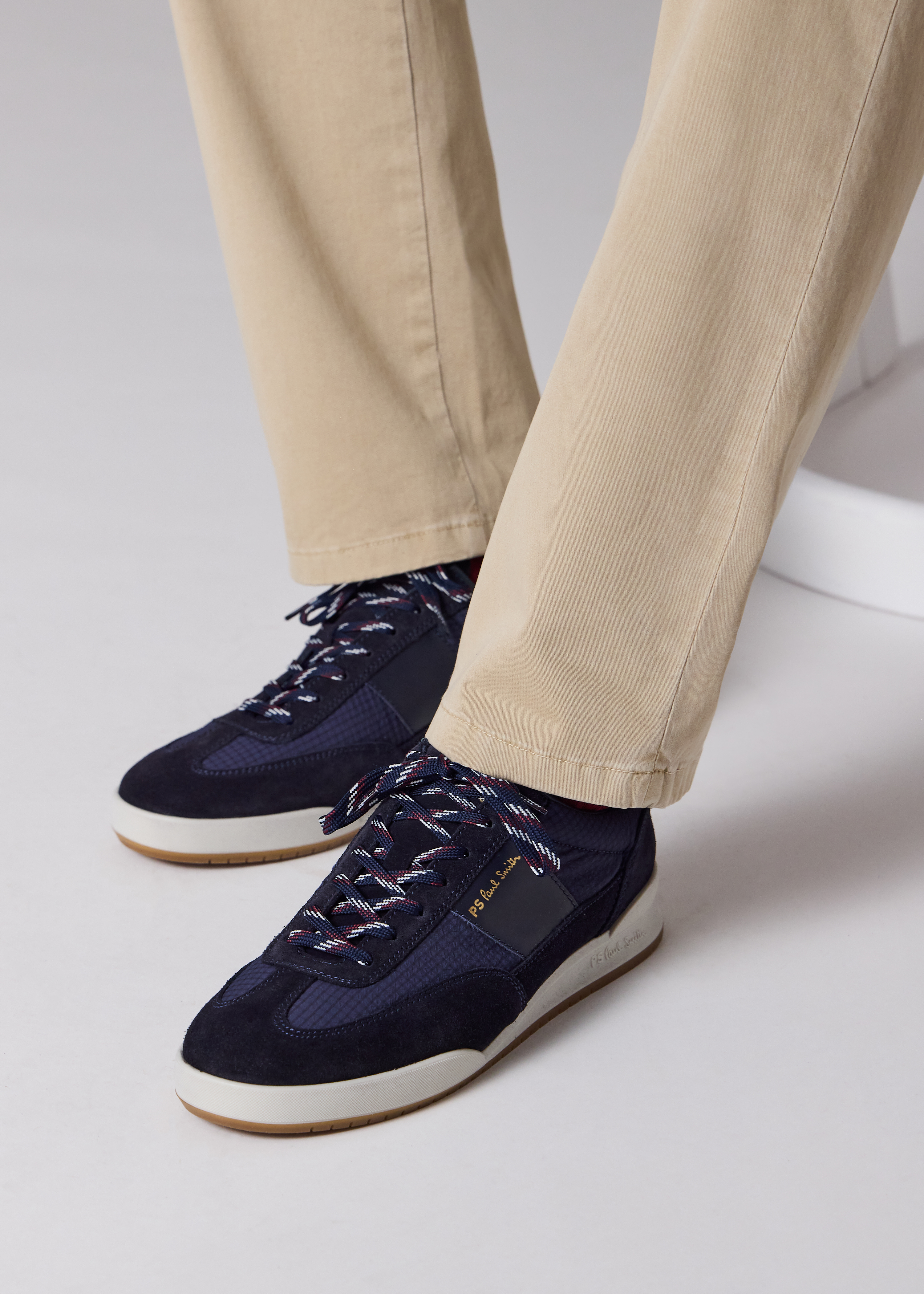 Navy Blue 'Dover' Trainers