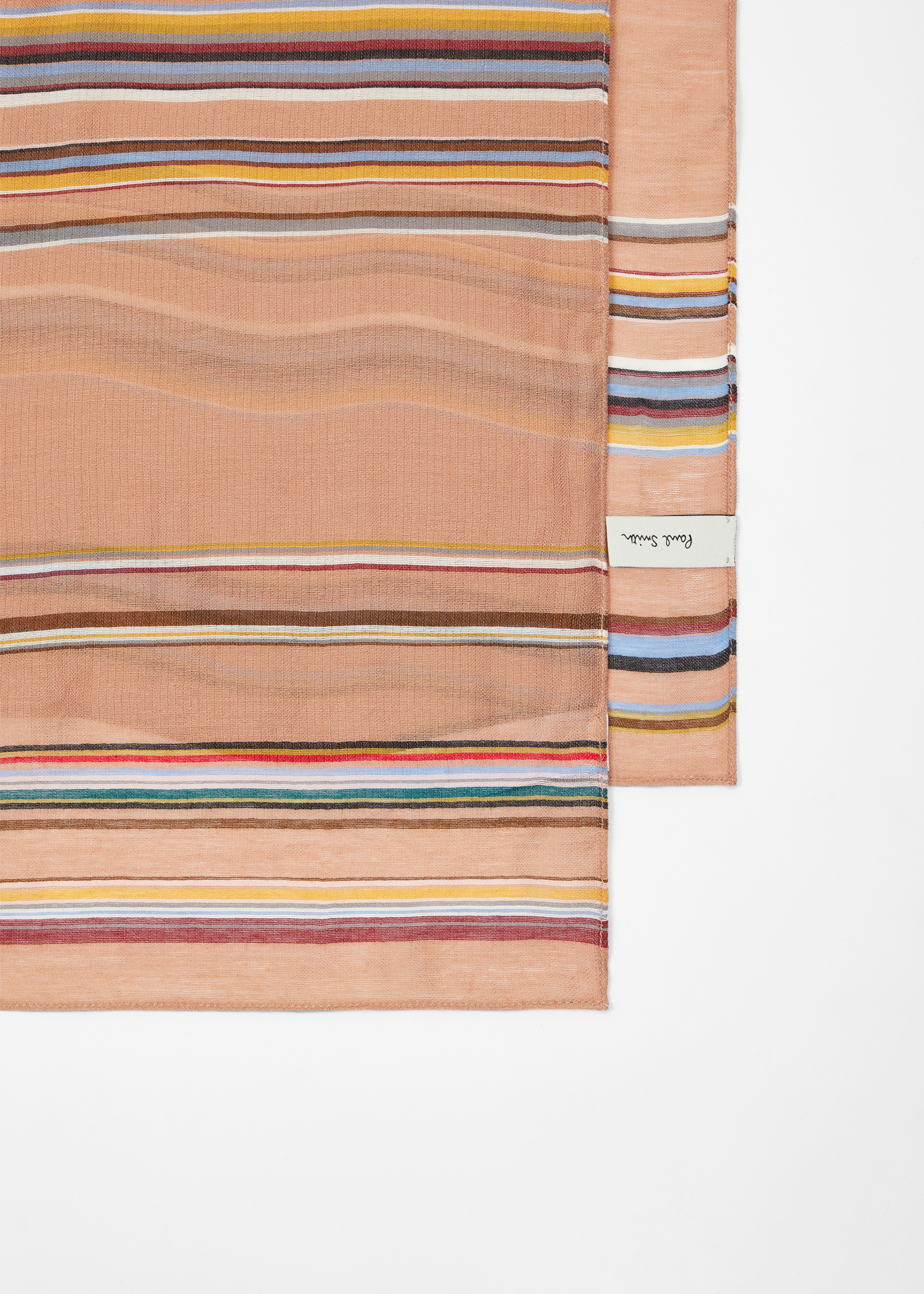 Women's 'Signature Stripe' Silk-Blend Scarf