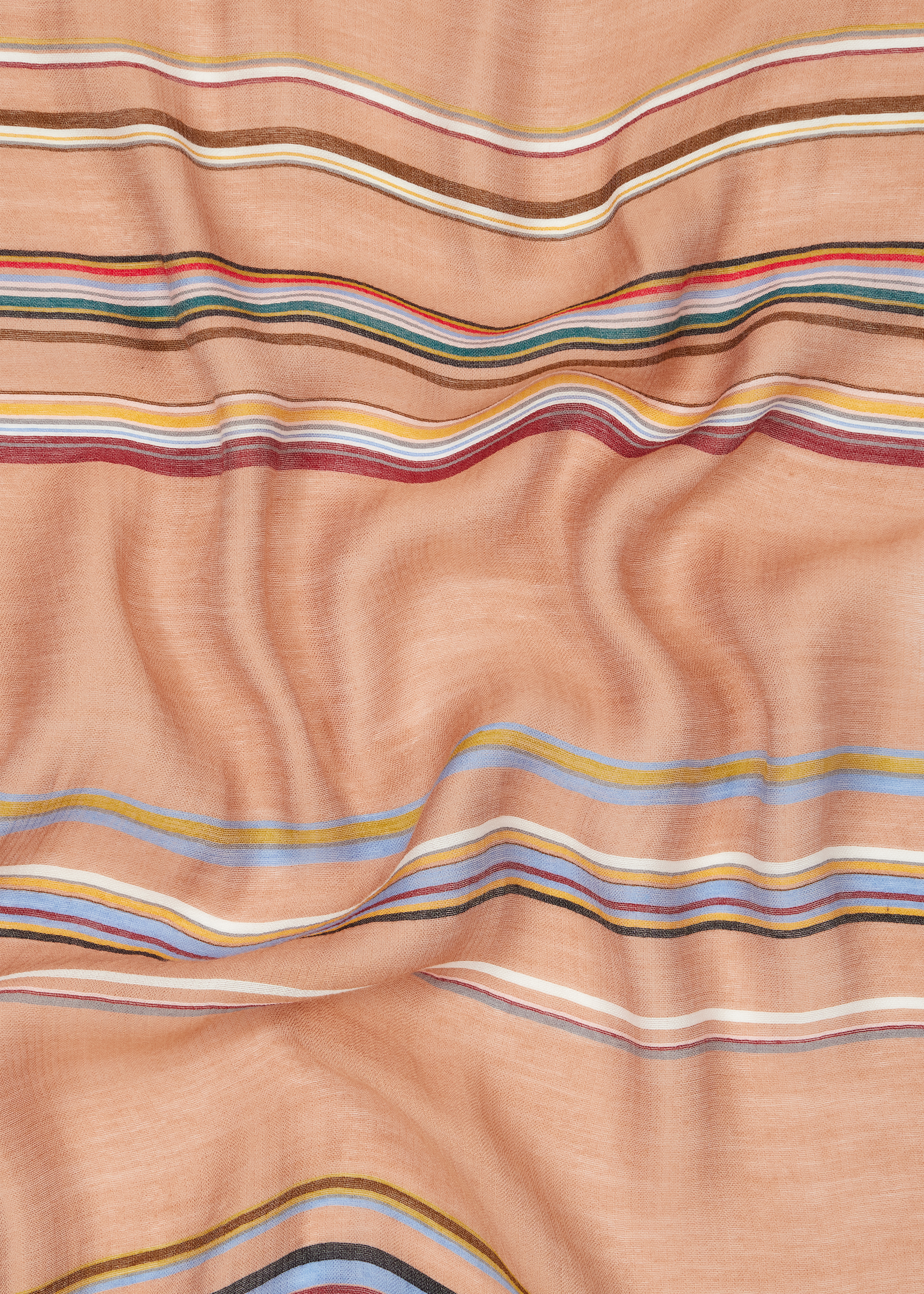 Women's 'Signature Stripe' Silk-Blend Scarf