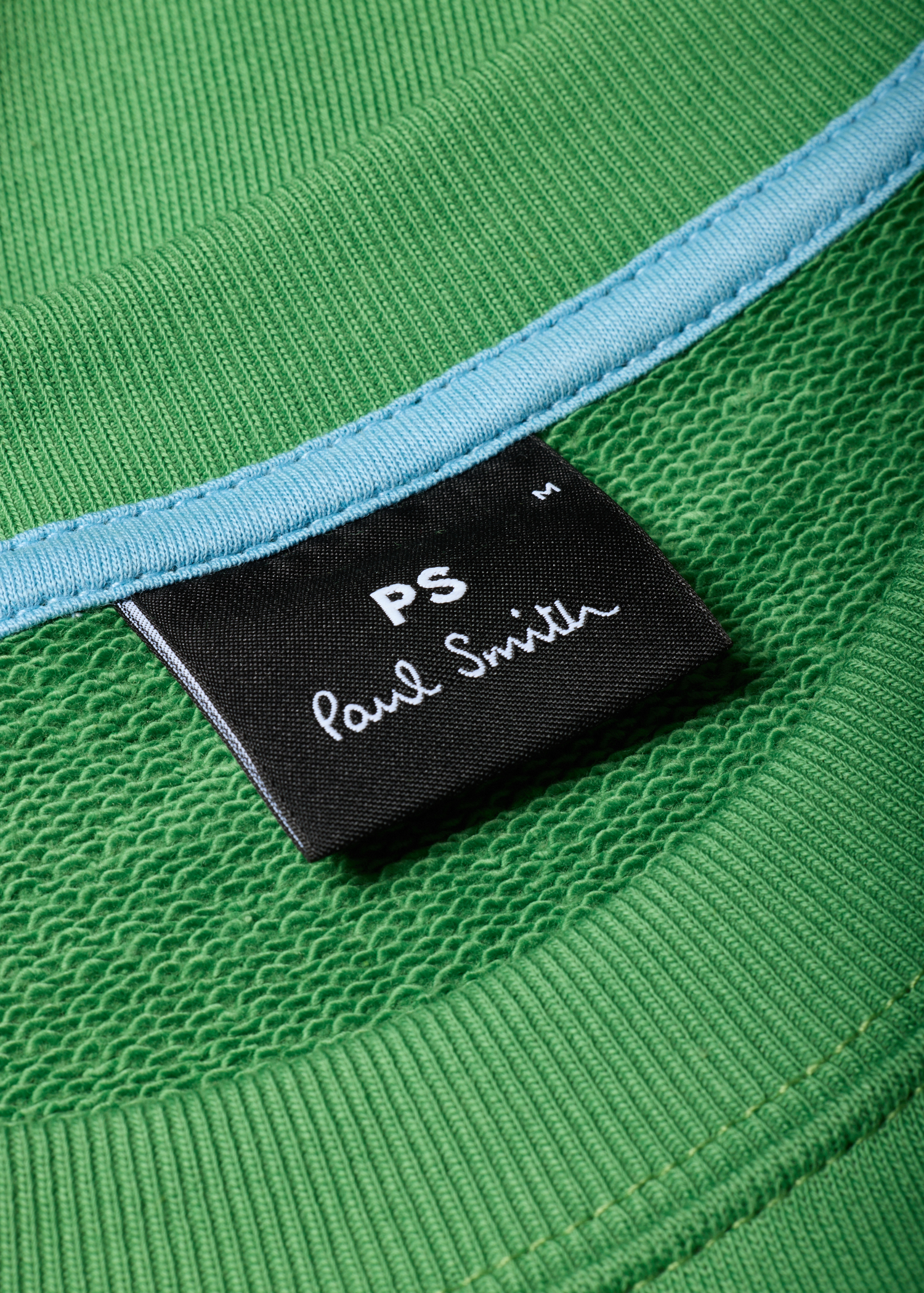 Mid Green Organic Cotton Zebra Logo Sweatshirt