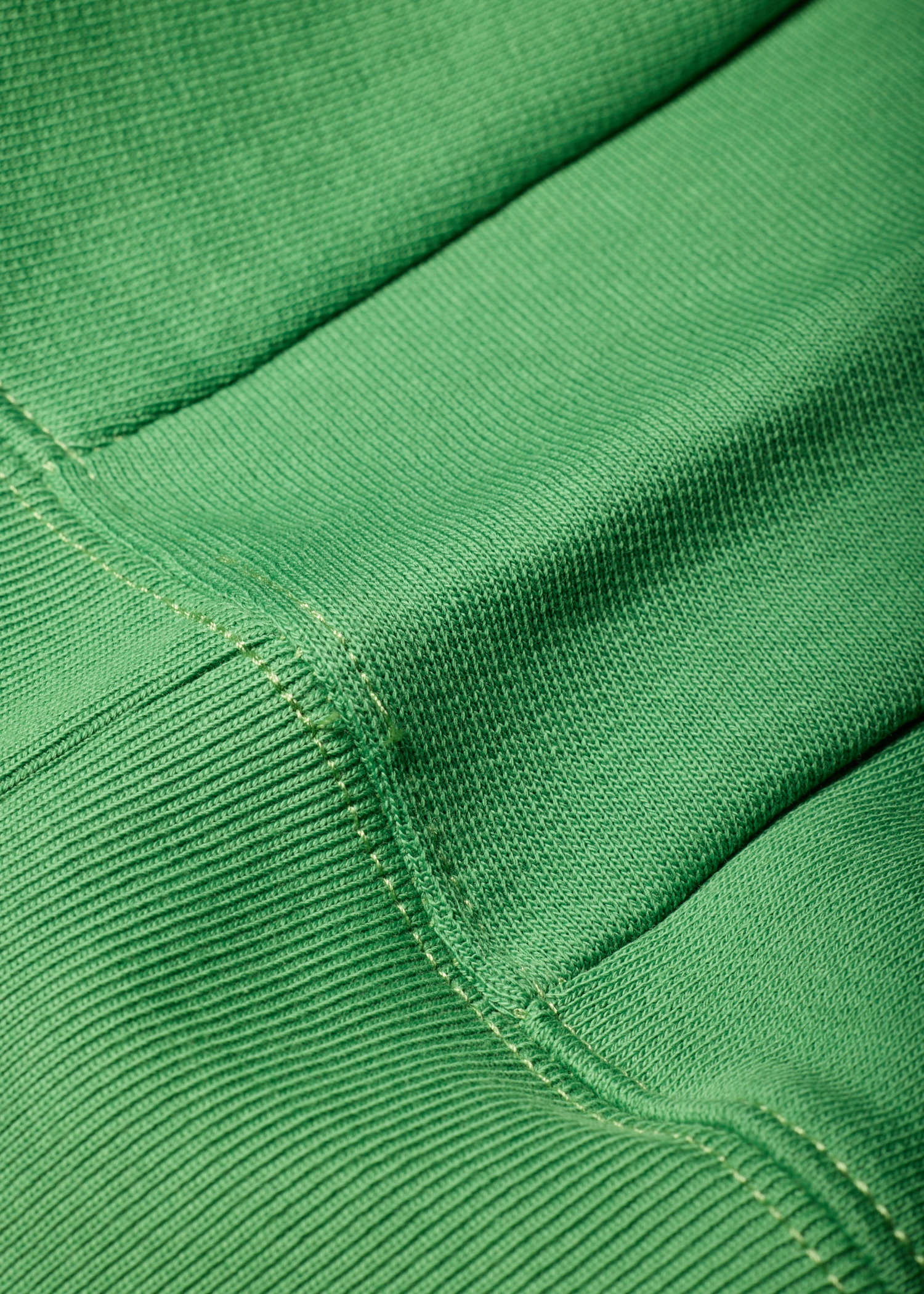 Mid Green Organic Cotton Zebra Logo Sweatshirt