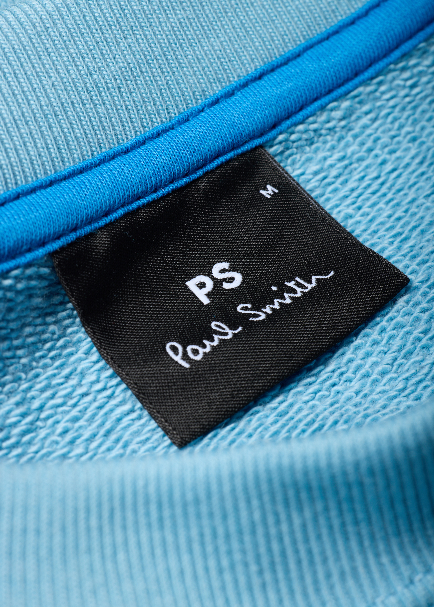 Sky Blue Organic Cotton Zebra Logo Sweatshirt