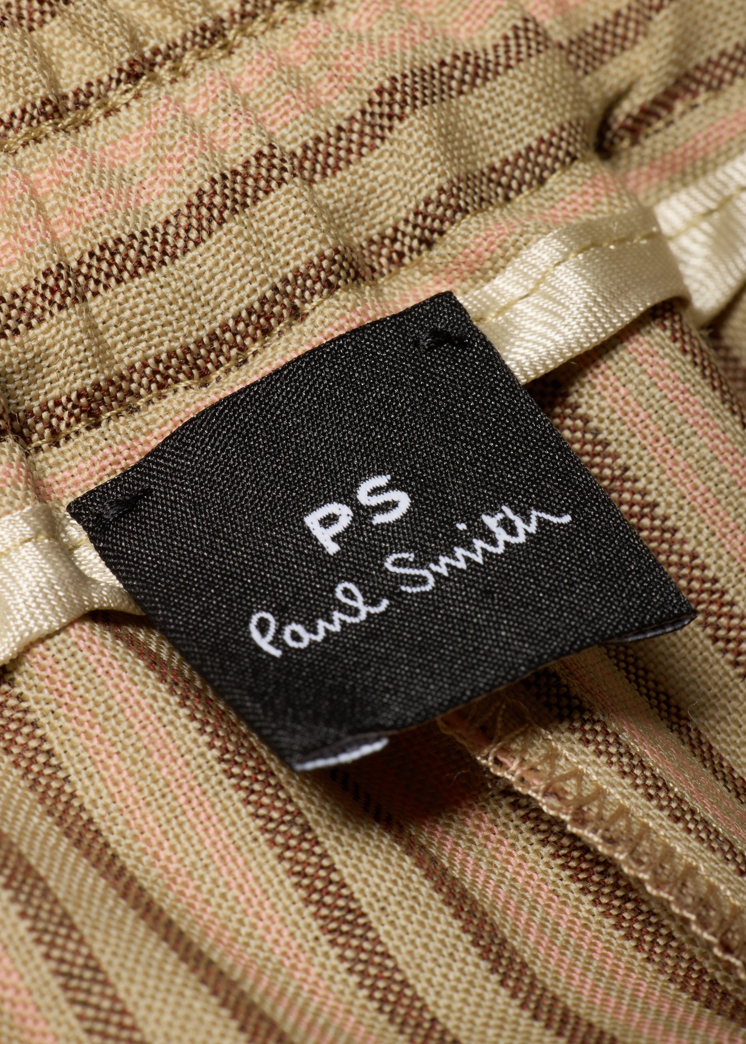 Women's Wool Brown Stripe Trousers
