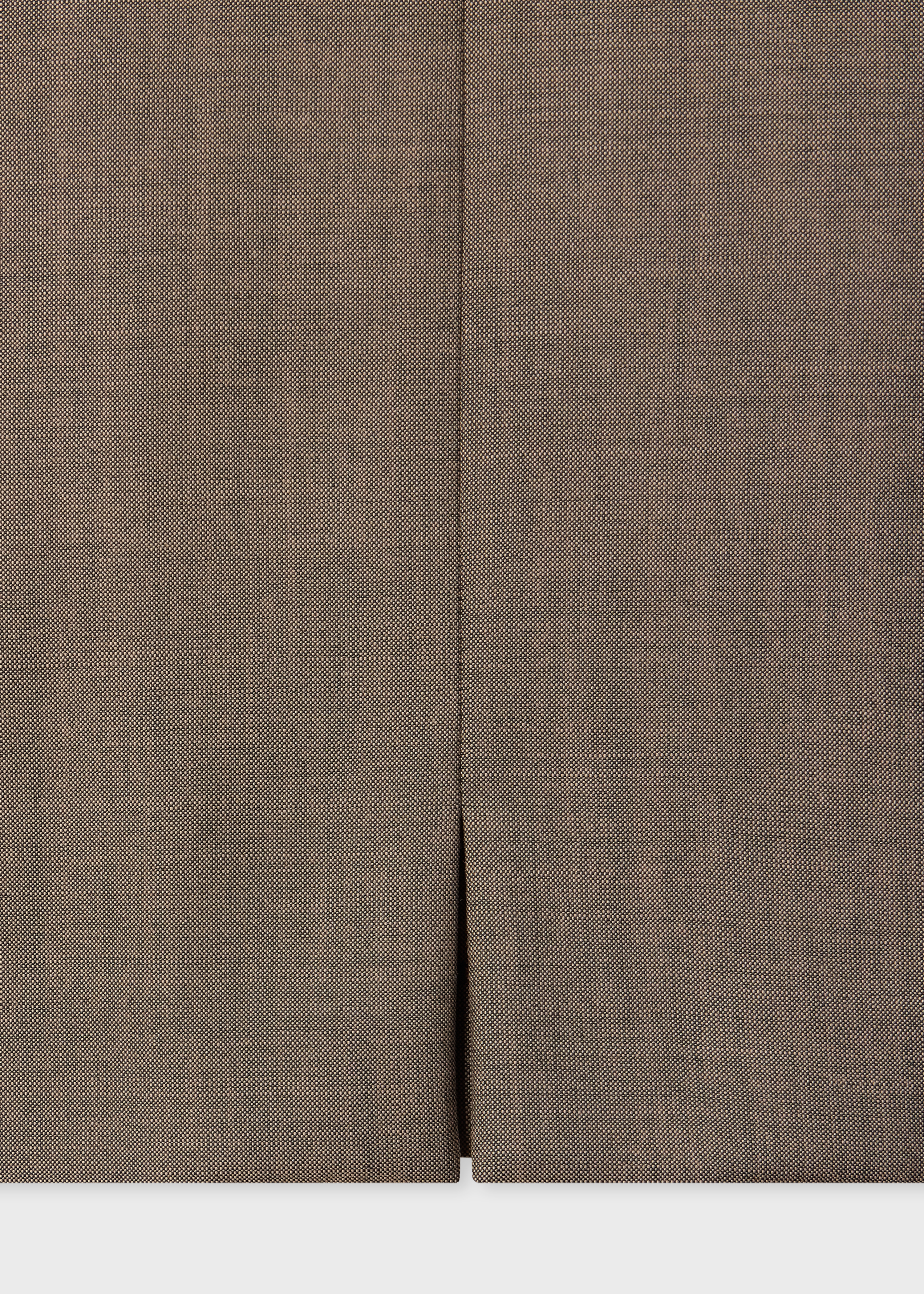 Women's Brown Mohair-Wool Longline Tailored Shorts