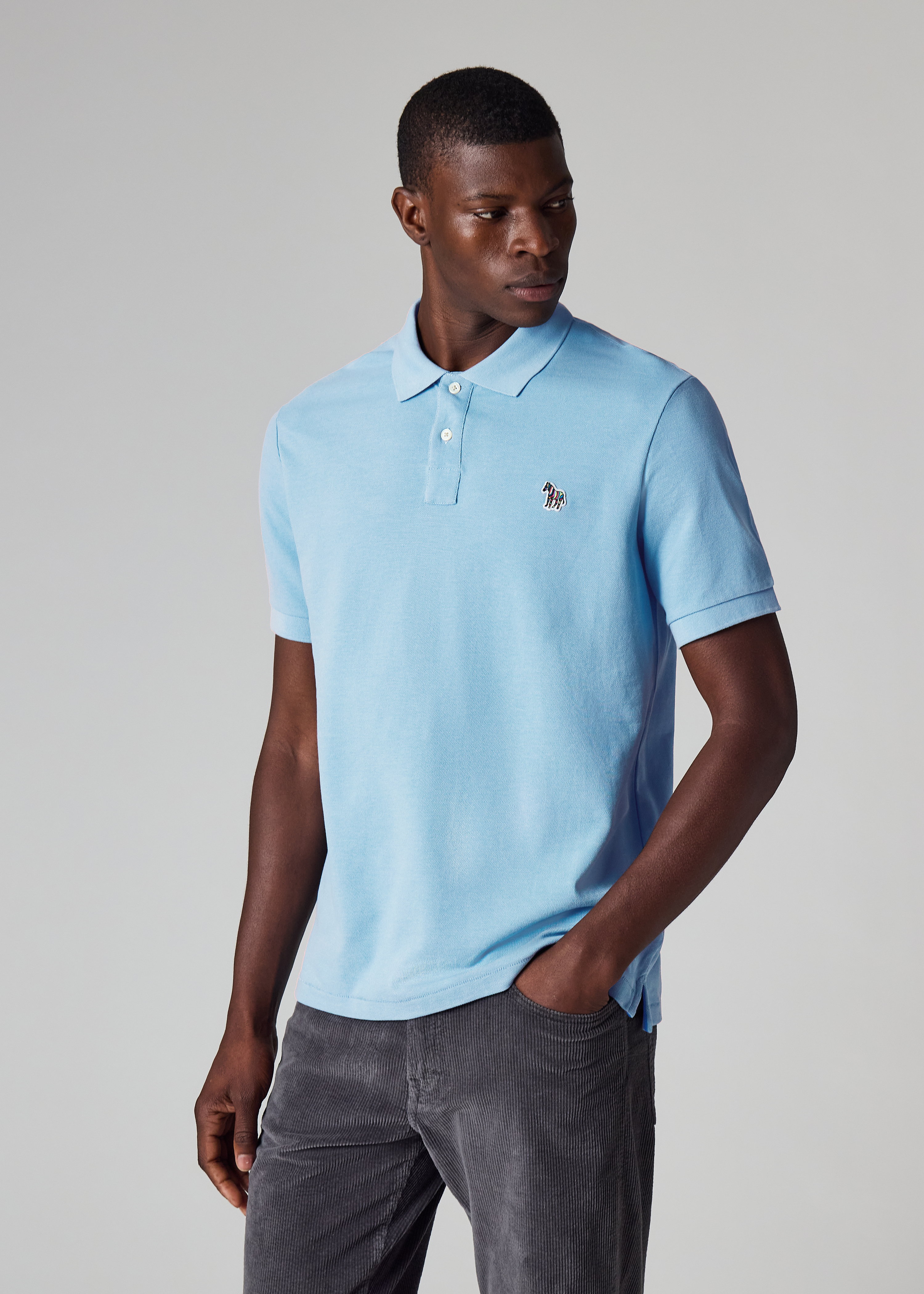 備**Paul Smith Union Jack Polo Shirts British Flag EMBROIDERED Union Jack Navy Blue Polo Shirt England