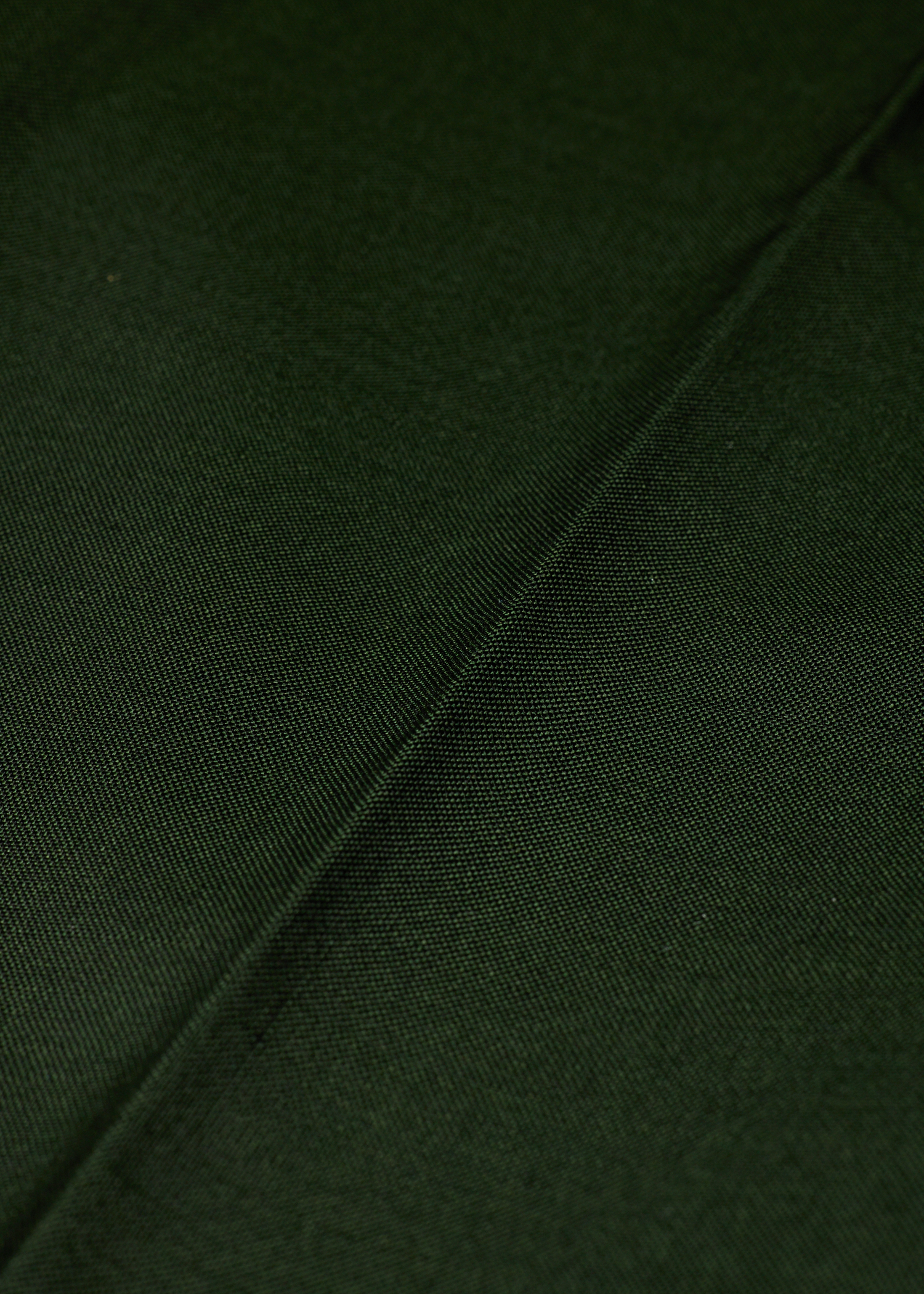 Tailored-Fit Dark Green Wool-Mohair Trousers