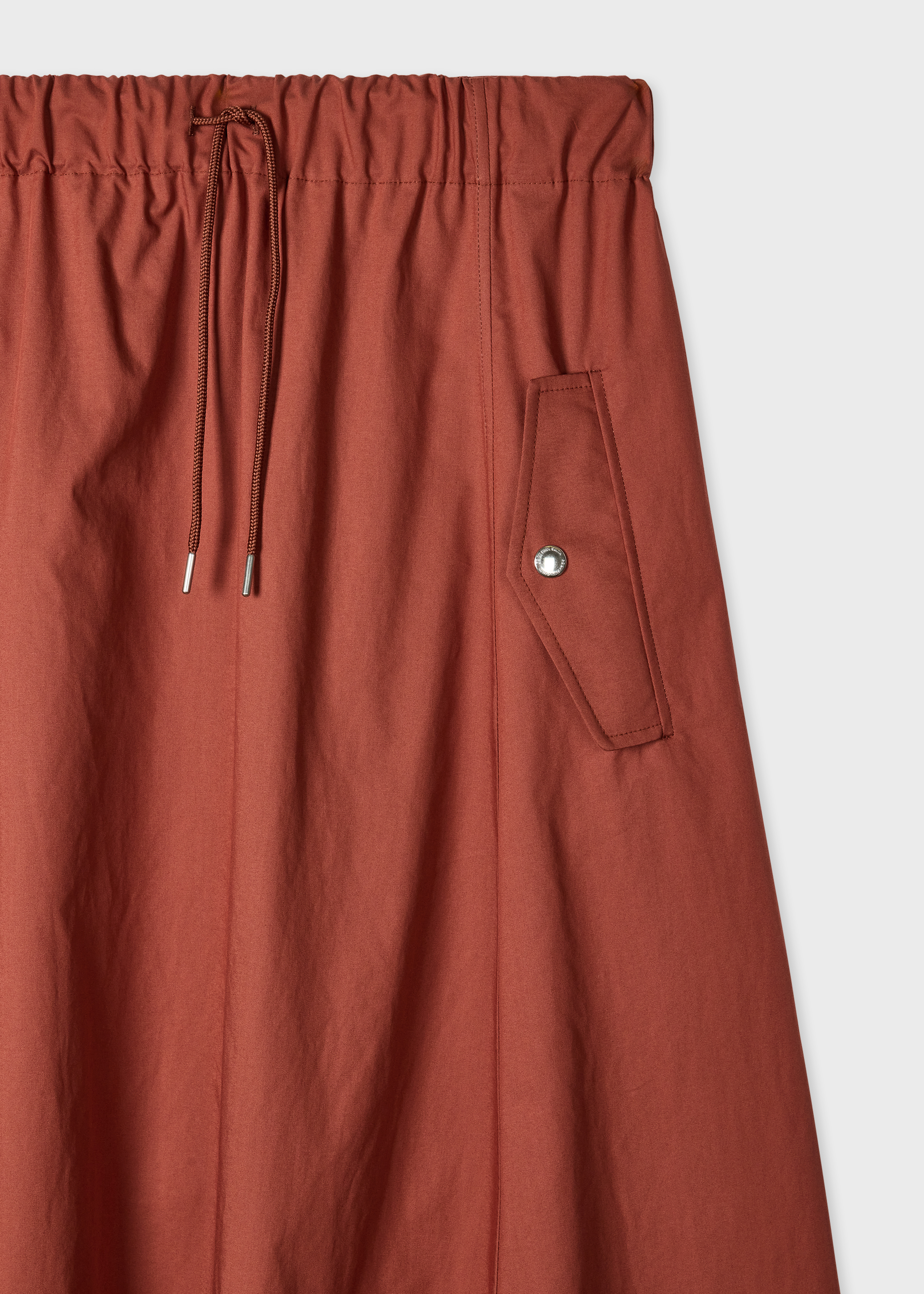 Women's 'Rust' Drawstring Waist Skirt