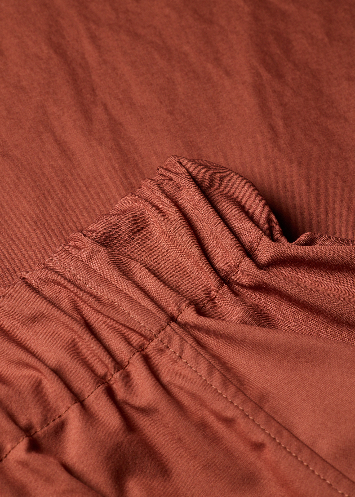 Women's 'Rust' Drawstring Waist Skirt