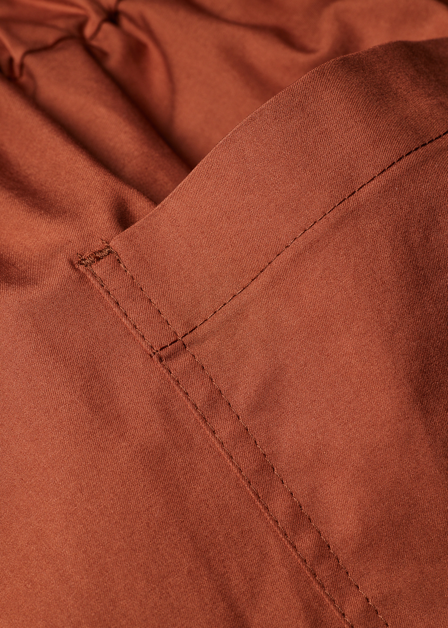 Women's Rust Red Balloon Trousers