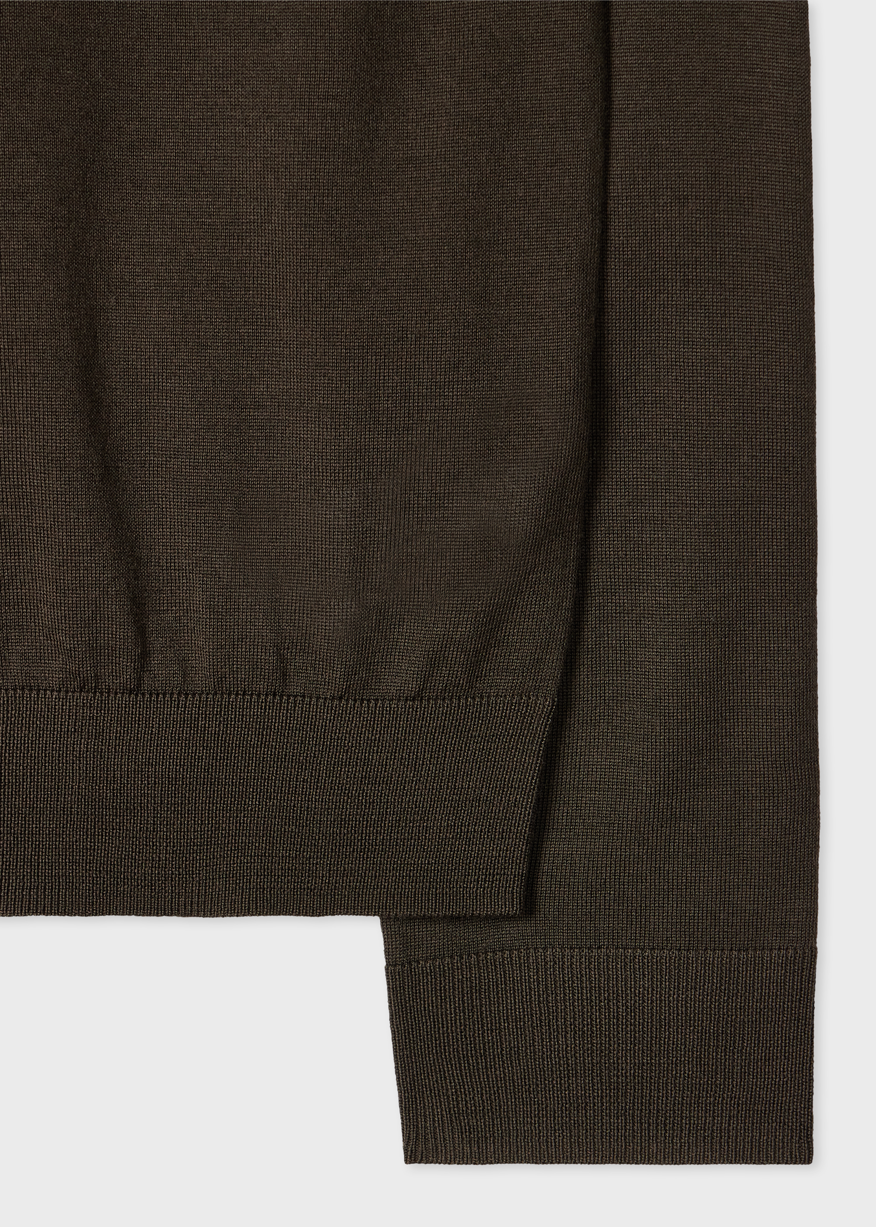 Brown Washable Wool 'Artist Stripe' Sweater