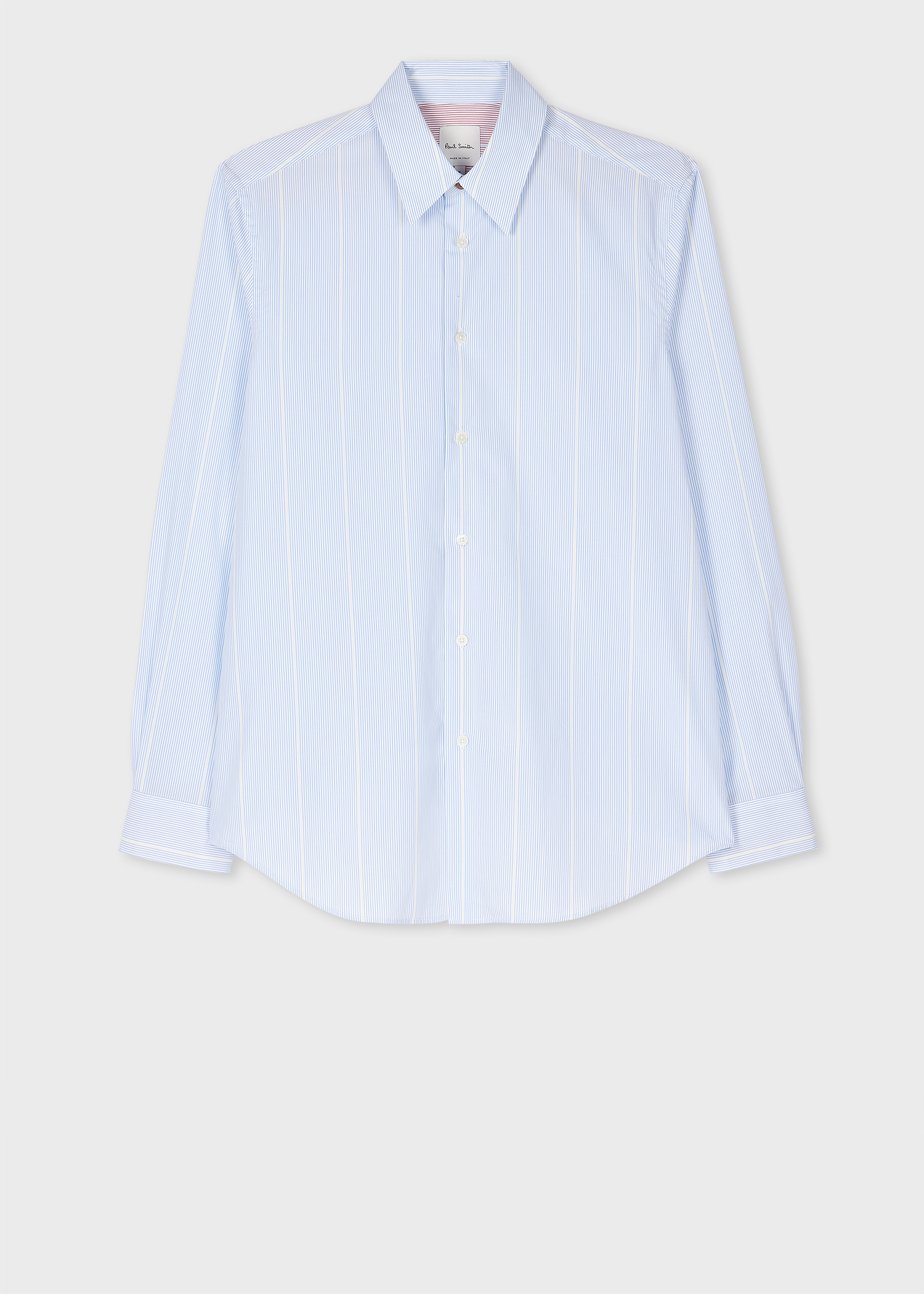 Sky Blue Stripe Cotton Shirt