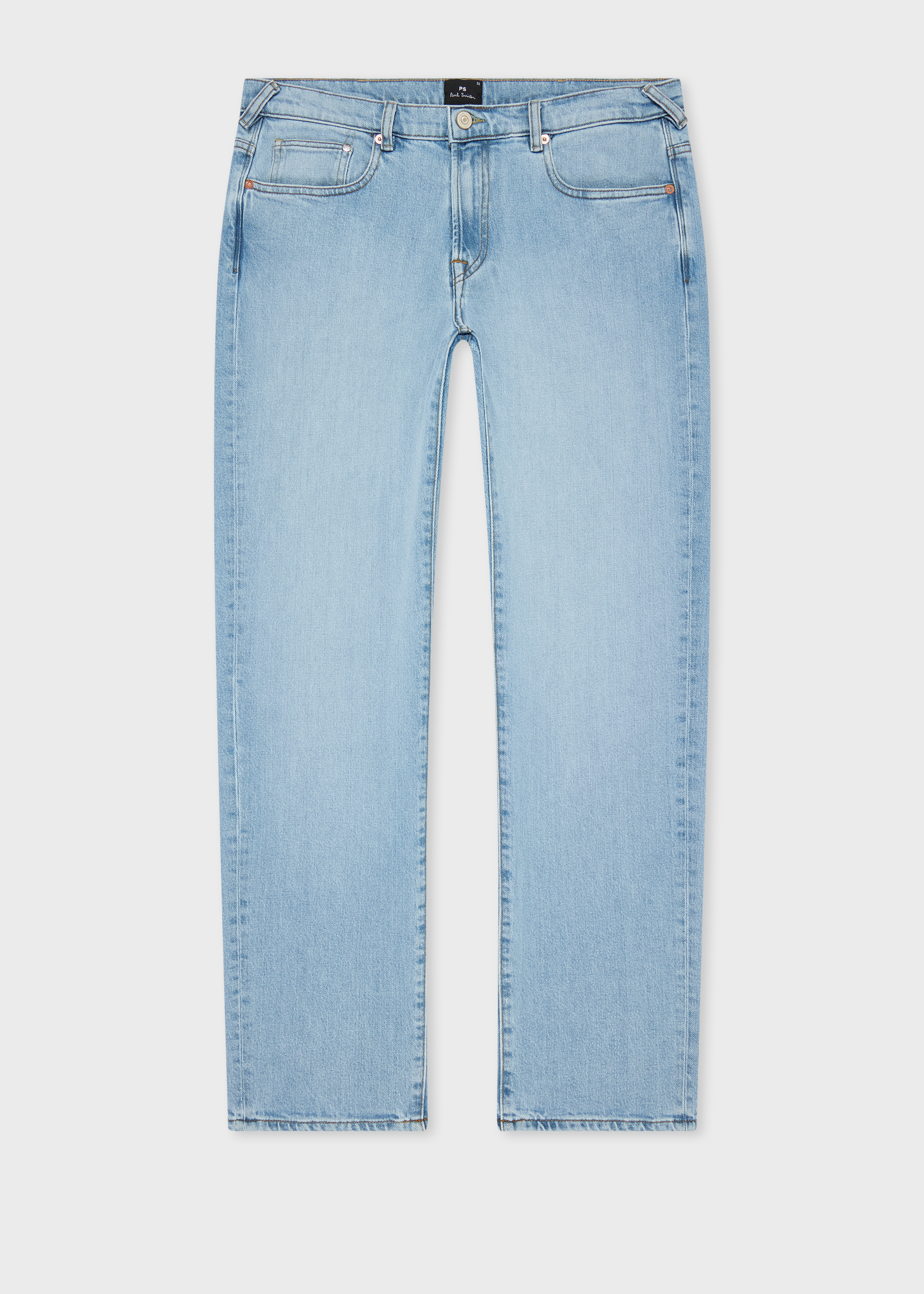 Relaxed Tapered-Fit Light Wash 'Organic Vintage Stretch' Jeans